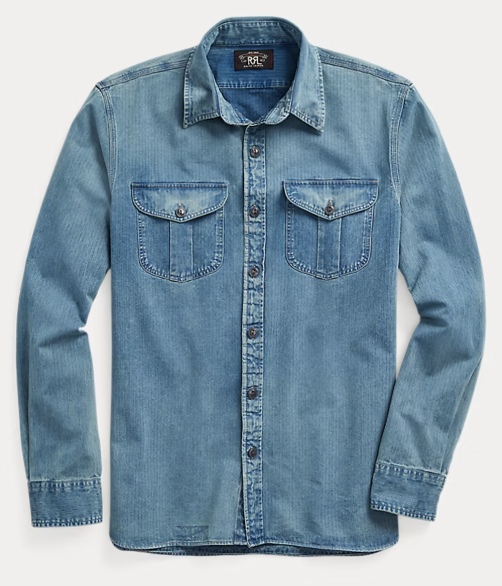 workwear indigo shirt Double RL