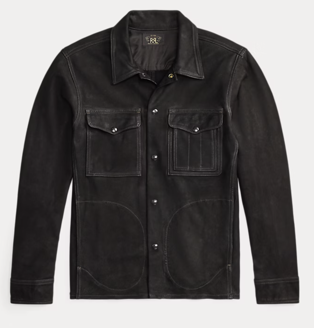 Workwear raw suede shirt Double RL