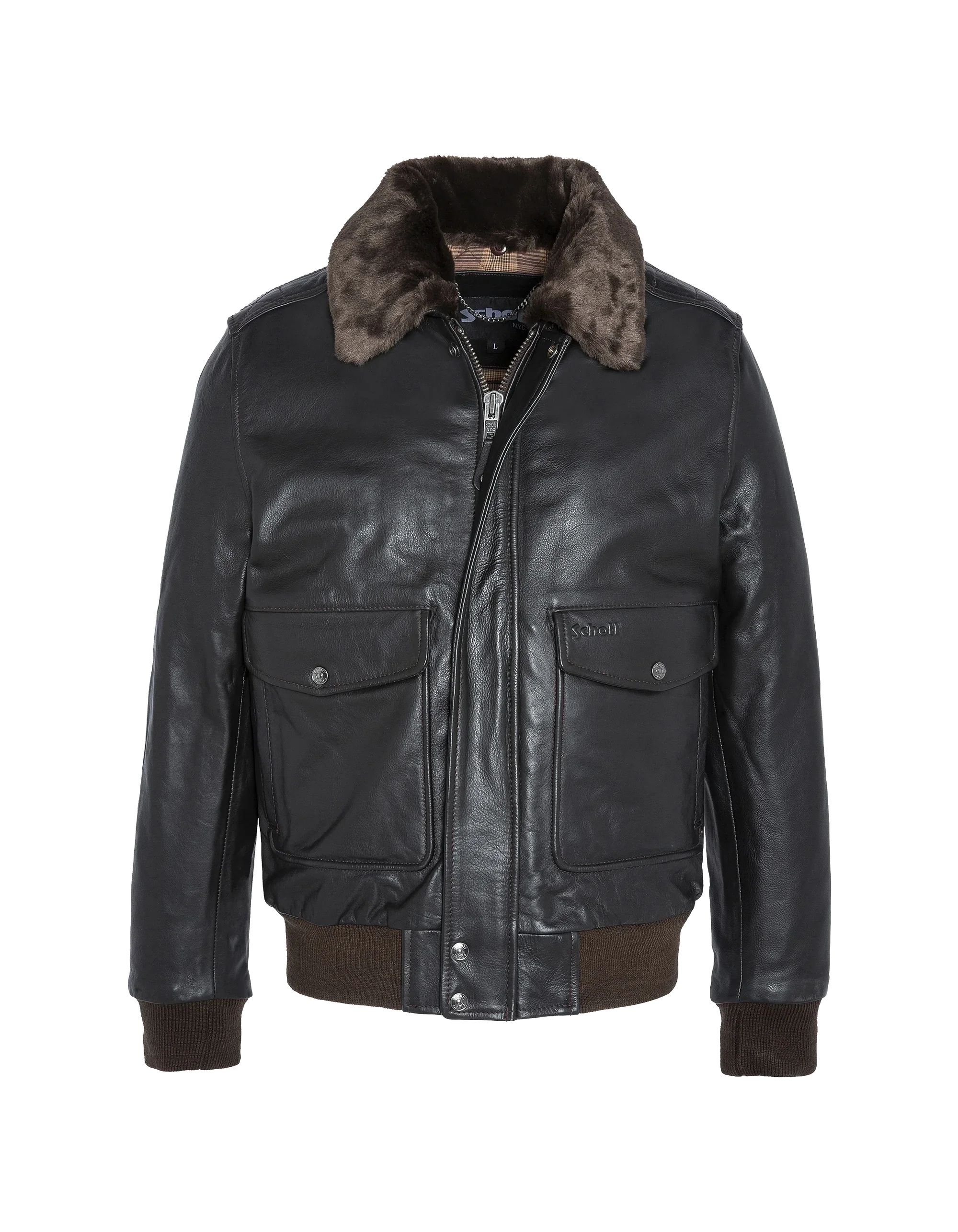 A-2 Pilot brown leather jacket Schott