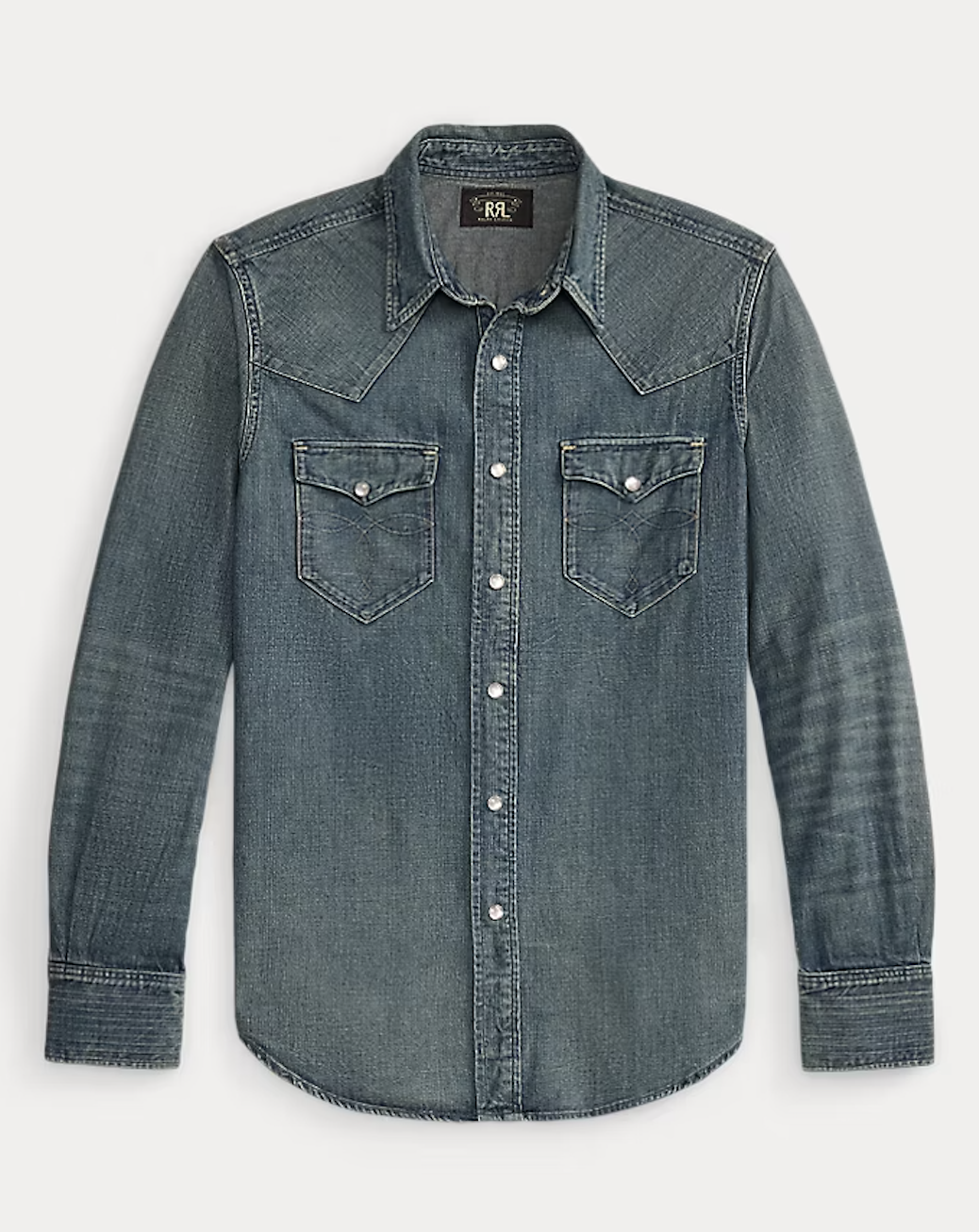 Slim Fit Western Shirt from Japanese Indigo denim