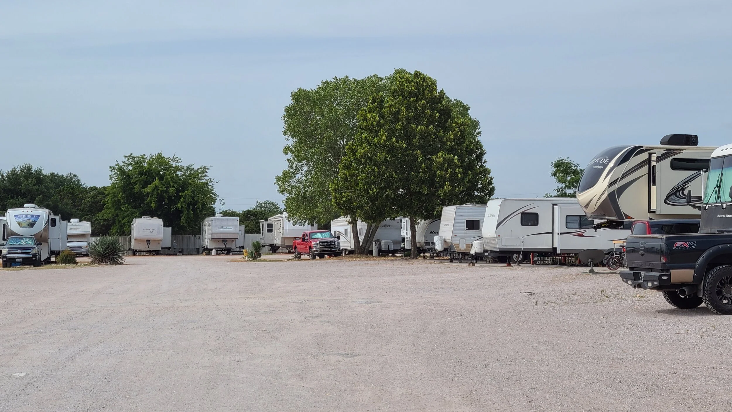 Monthly RV site at High Chaparral RV Park in Burnet, Texas