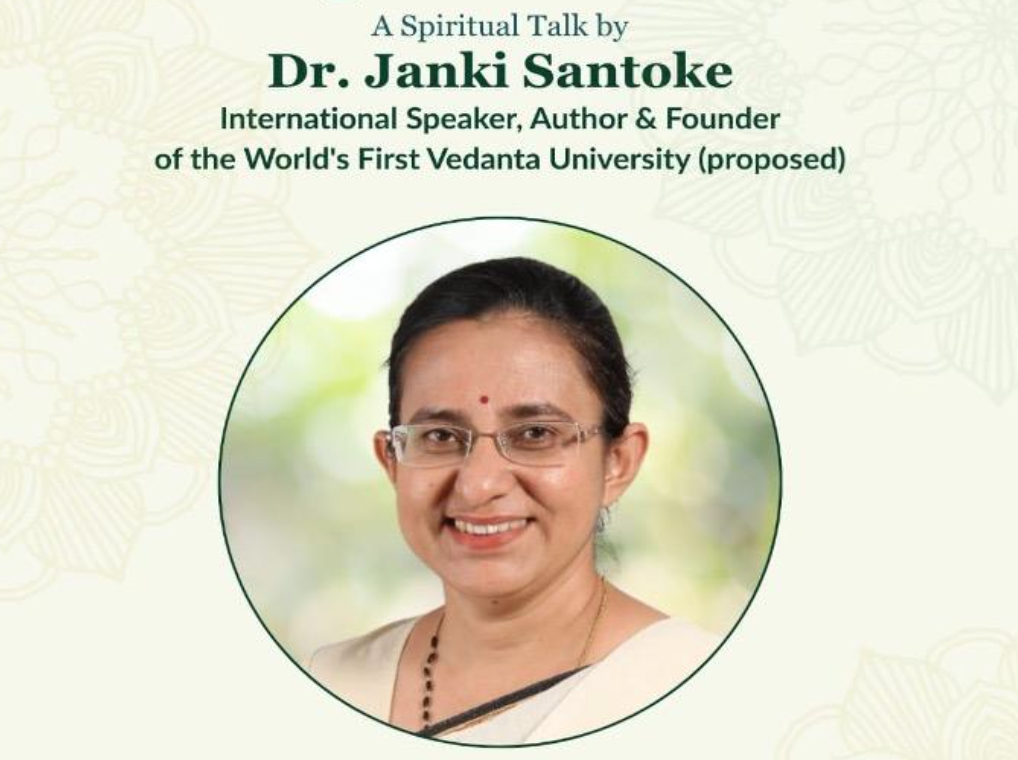 Teaching of Upanishads by Dr. Janki Santoke