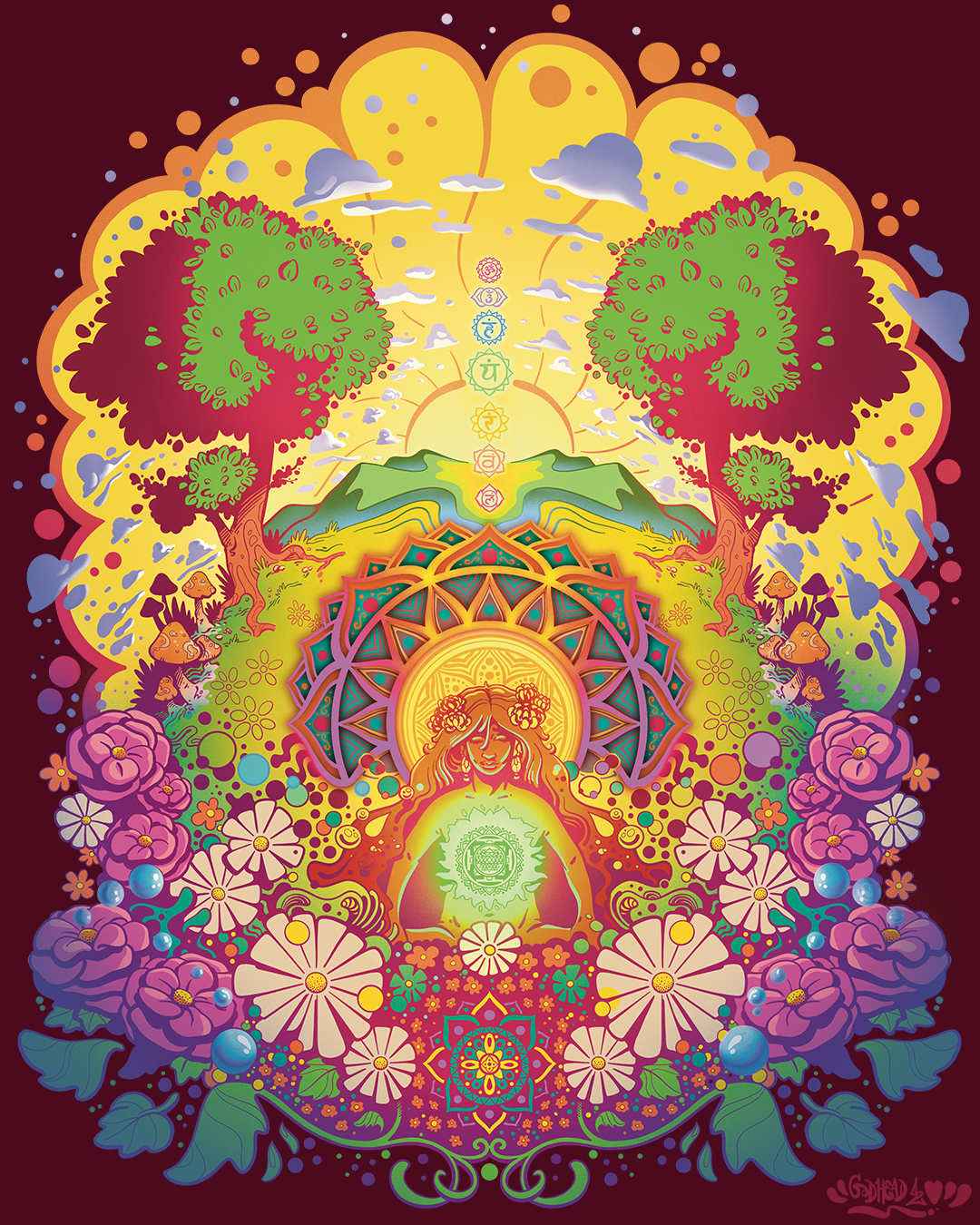 Ma Durga Illustration