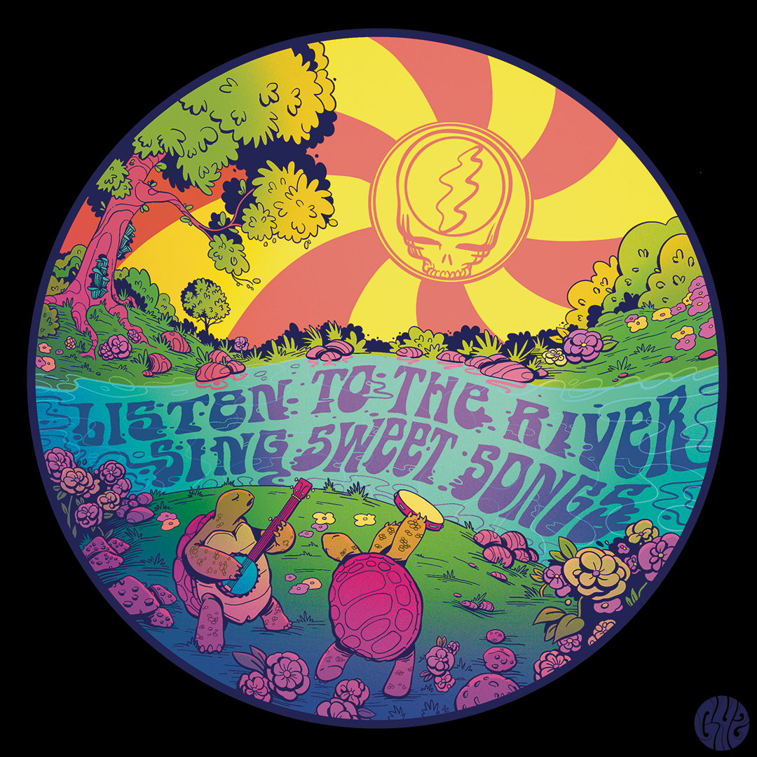 Grateful Dead Sticker Design- Commission