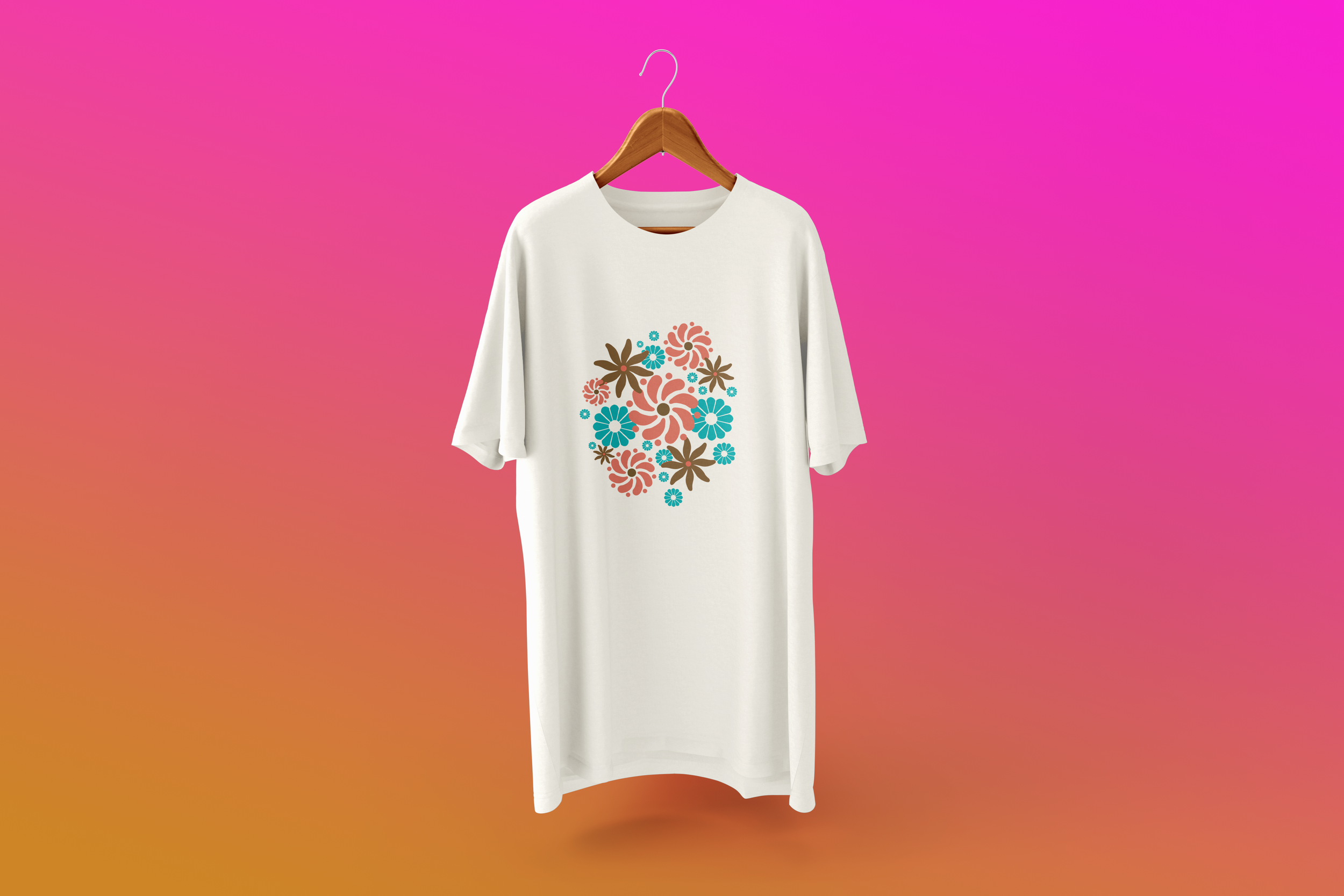 "Tropical Flowers" Design for and owned by Henna Shoppe