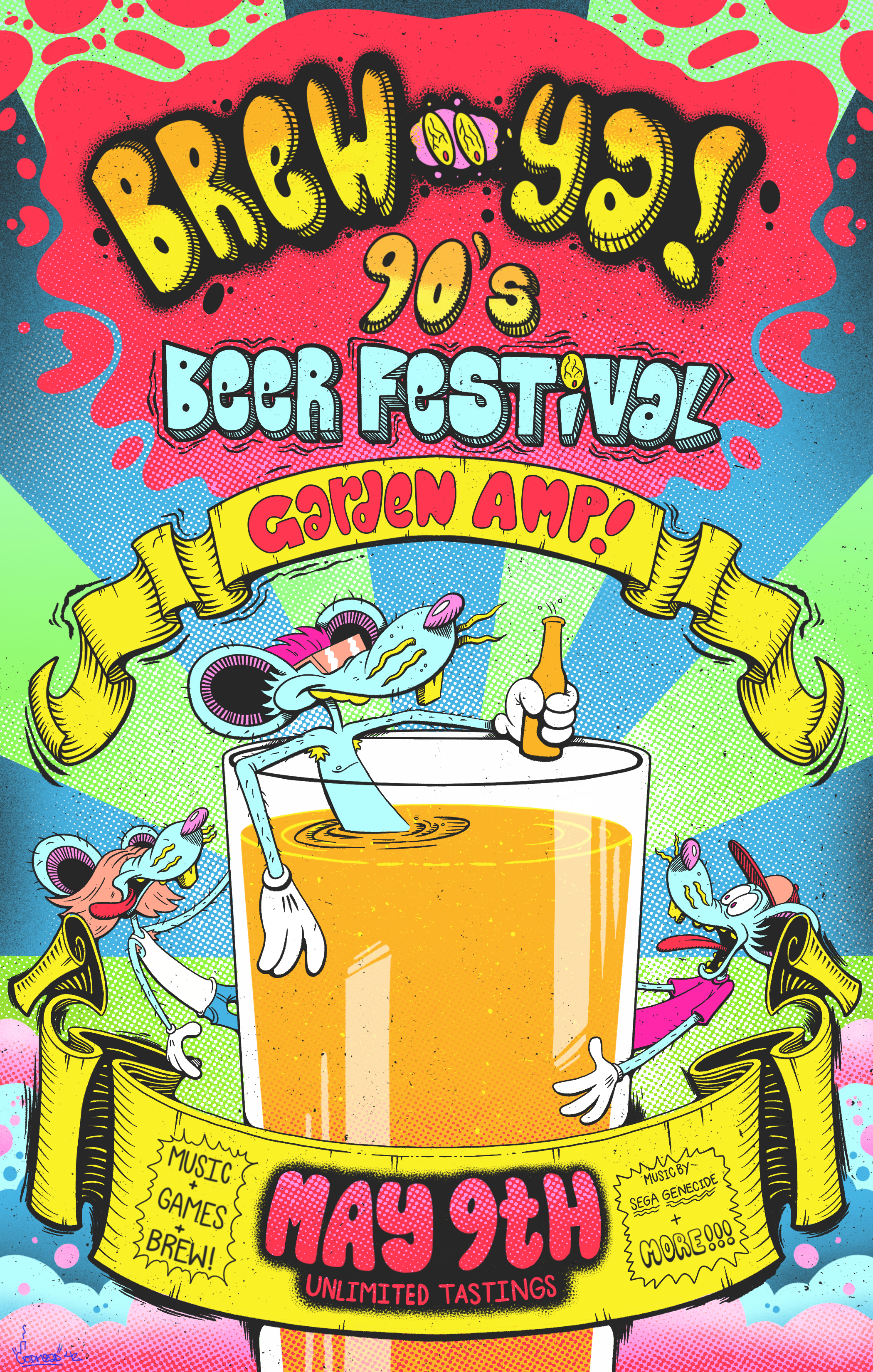 "Brew-ya! Beer Festival" 2019 Poster Design