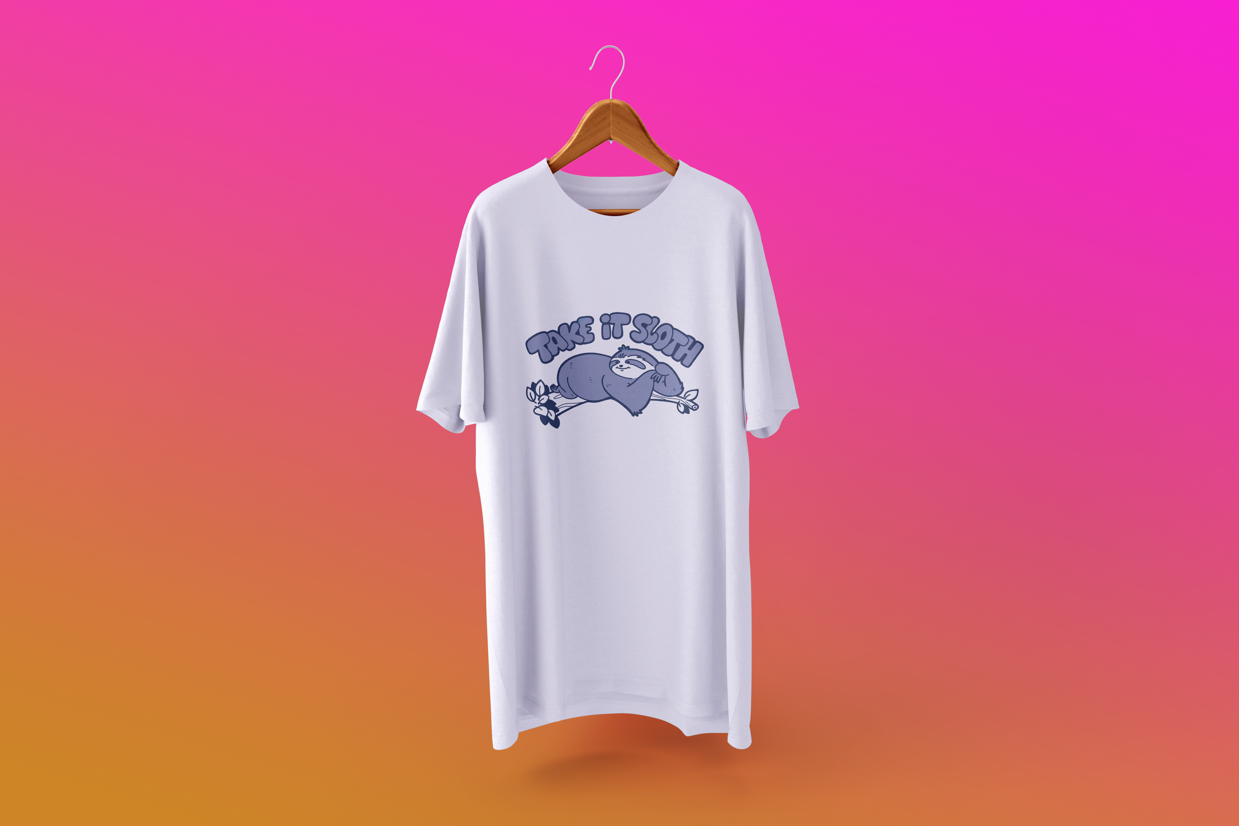 "Take it Sloth" Design for and owned by Henna Shoppe