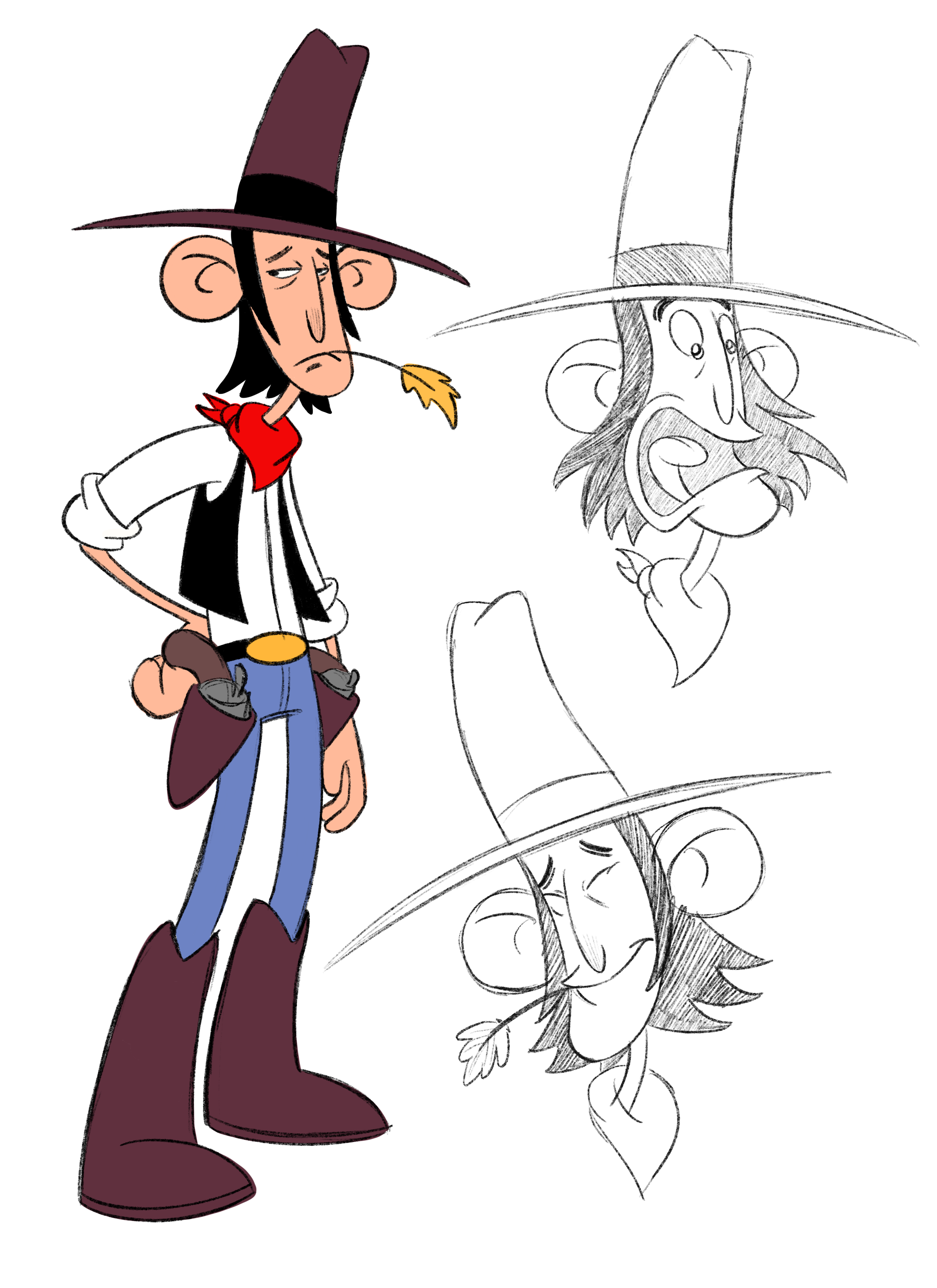 "Lonely Ranger" Short Film Film Character sheet