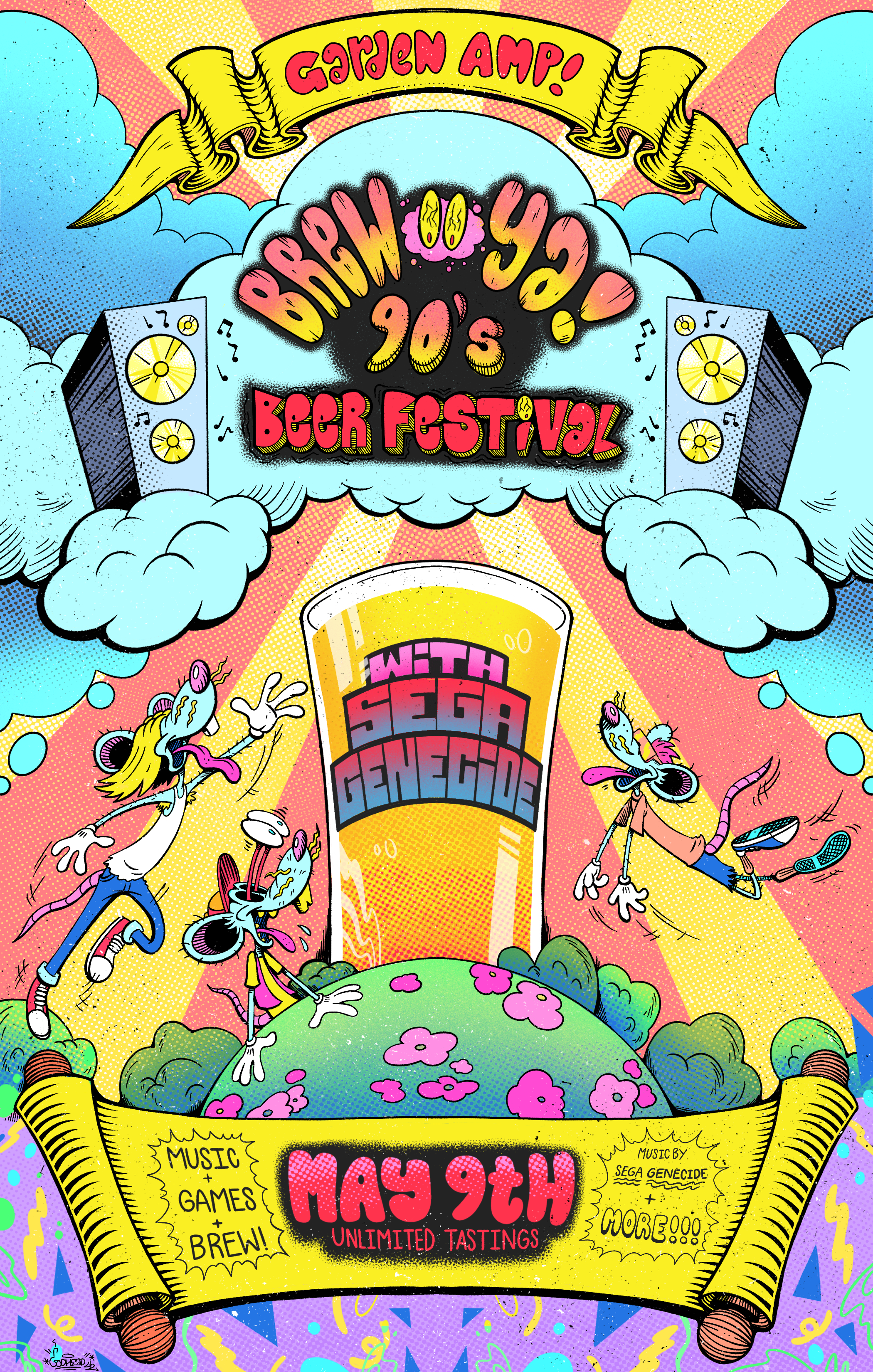 "Brew-ya! Beer Festival" 2019 Poster Design