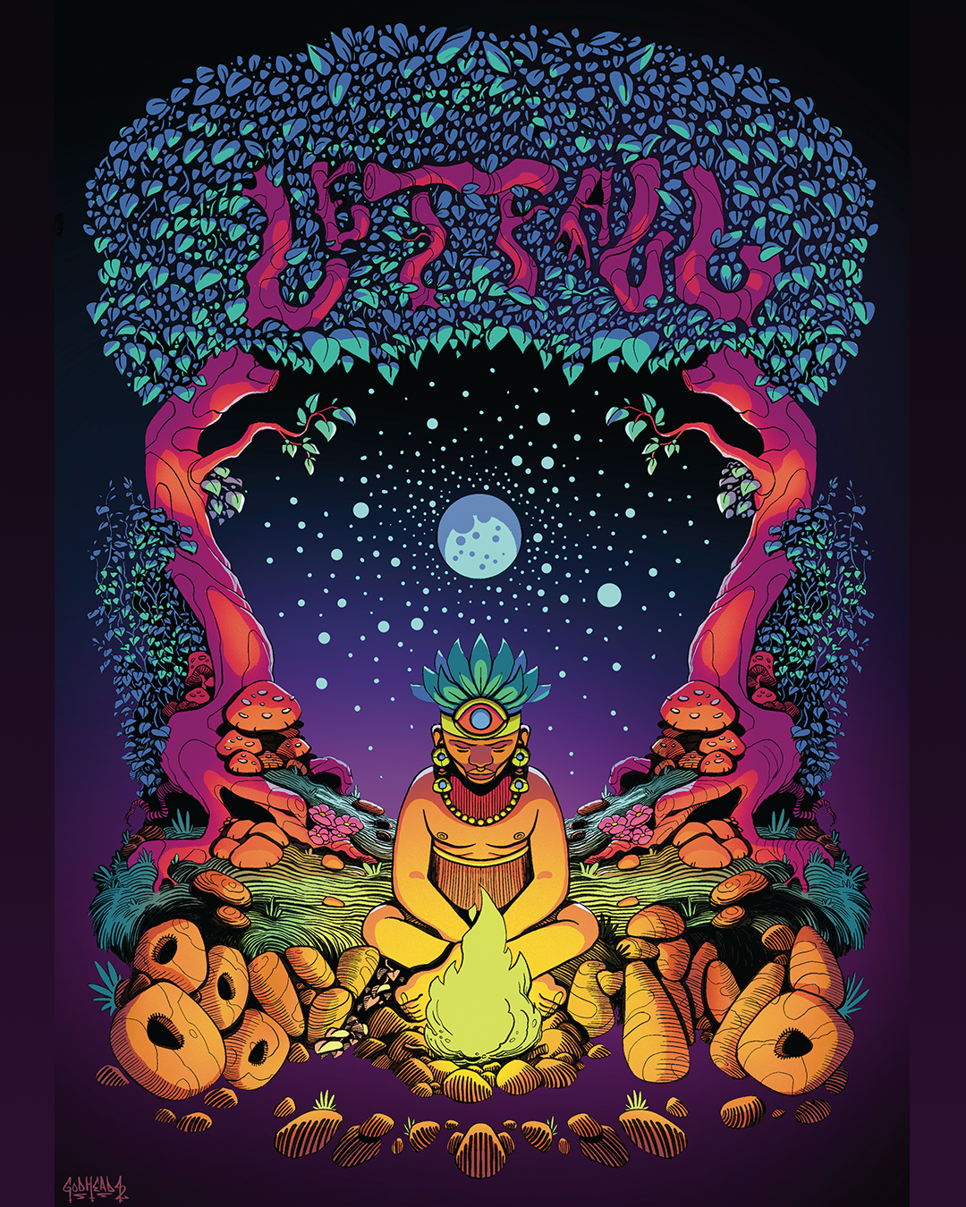 Let Fall Body and Mind Illustration