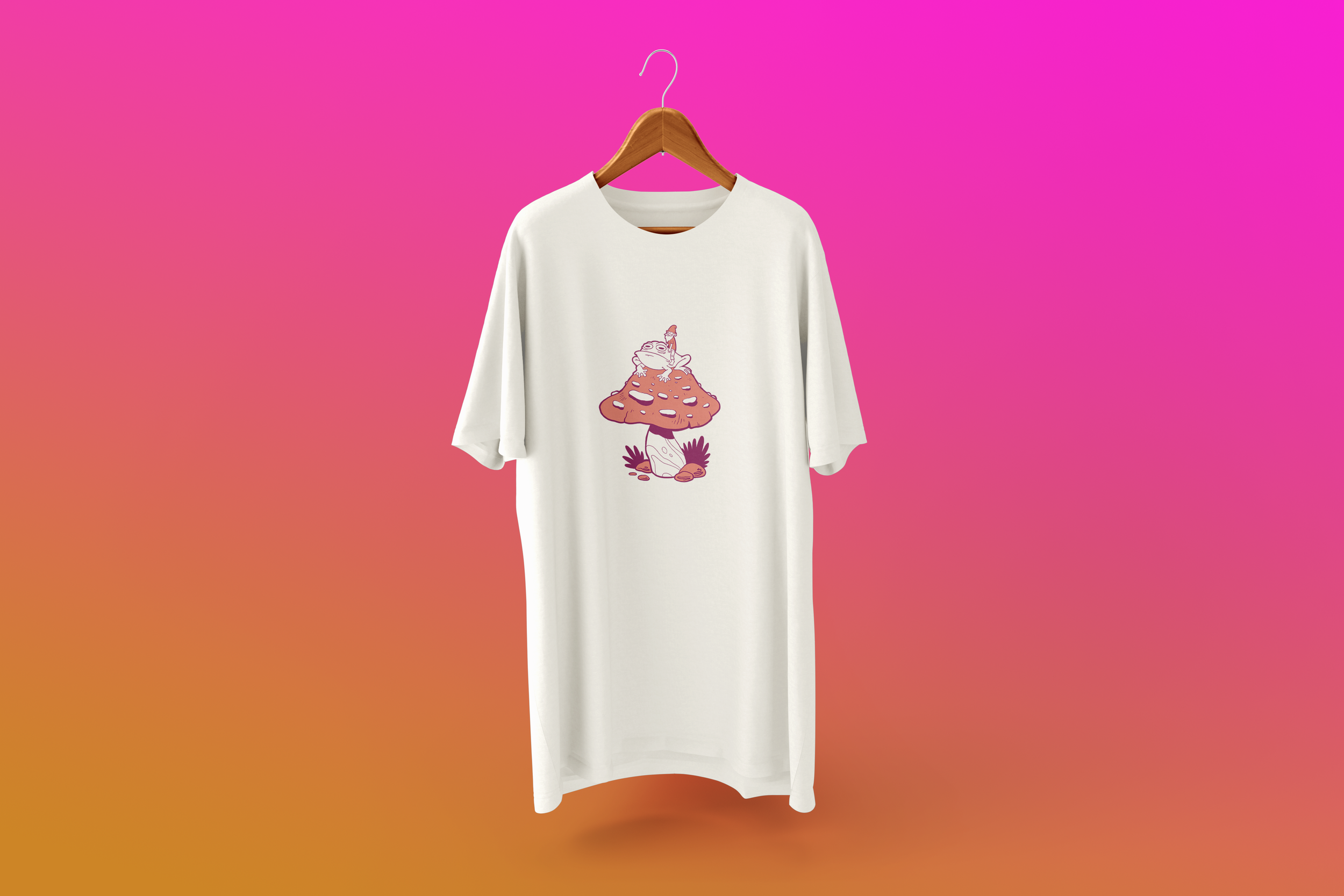"Mushroom Toad" Design for and owned by Henna Shoppe