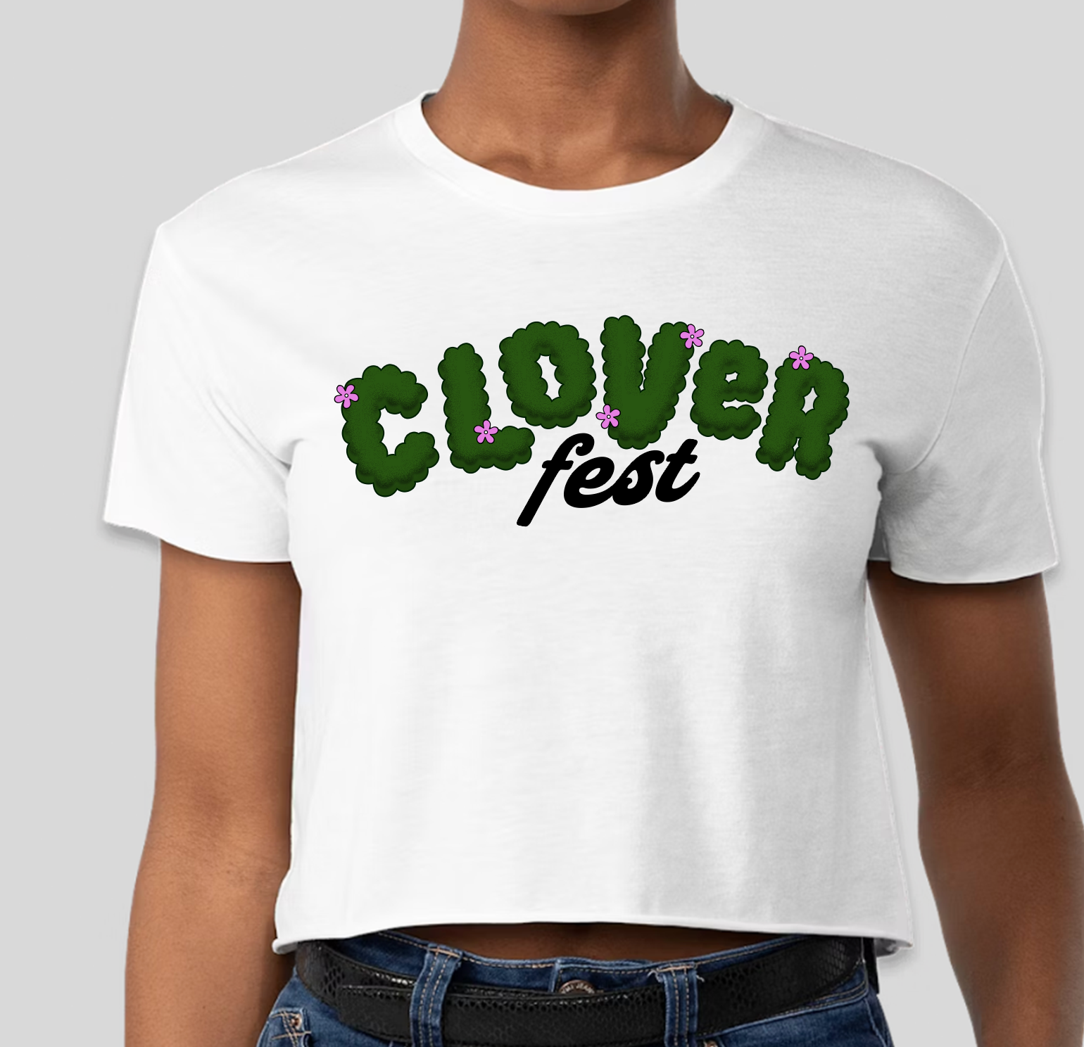 Clover Fest music festival concert art design logo branding music festival brand designer merch t-shirt tee shirt merchandise street wear streetwear