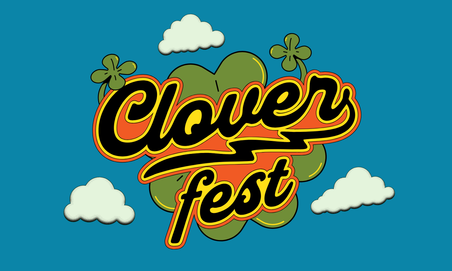 Clover Fest Festival Music Festival Design Branding