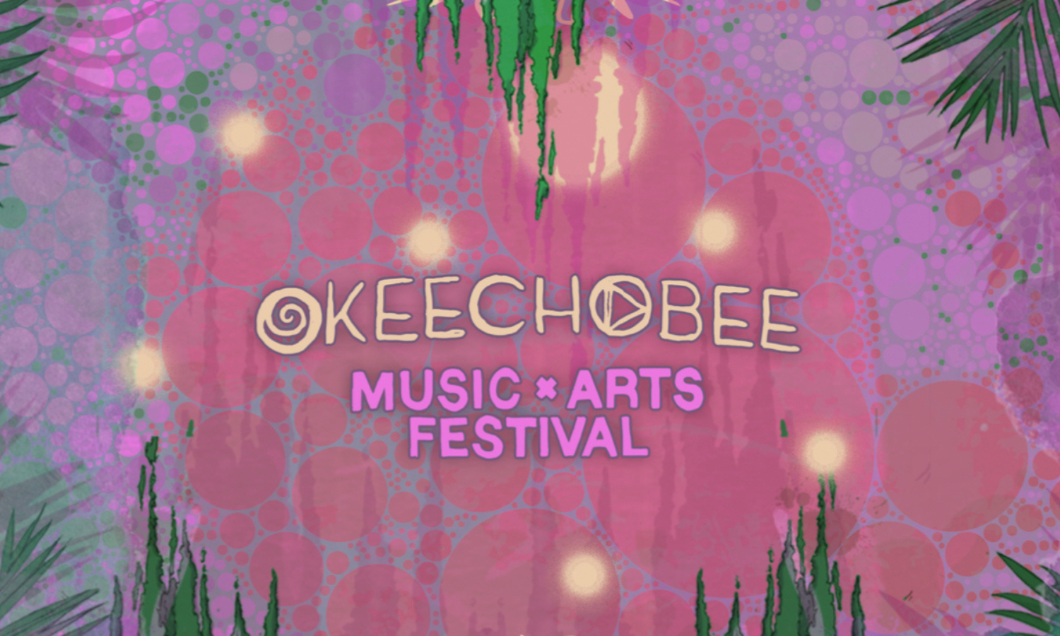 Okeechobee festival art design branding poster merch