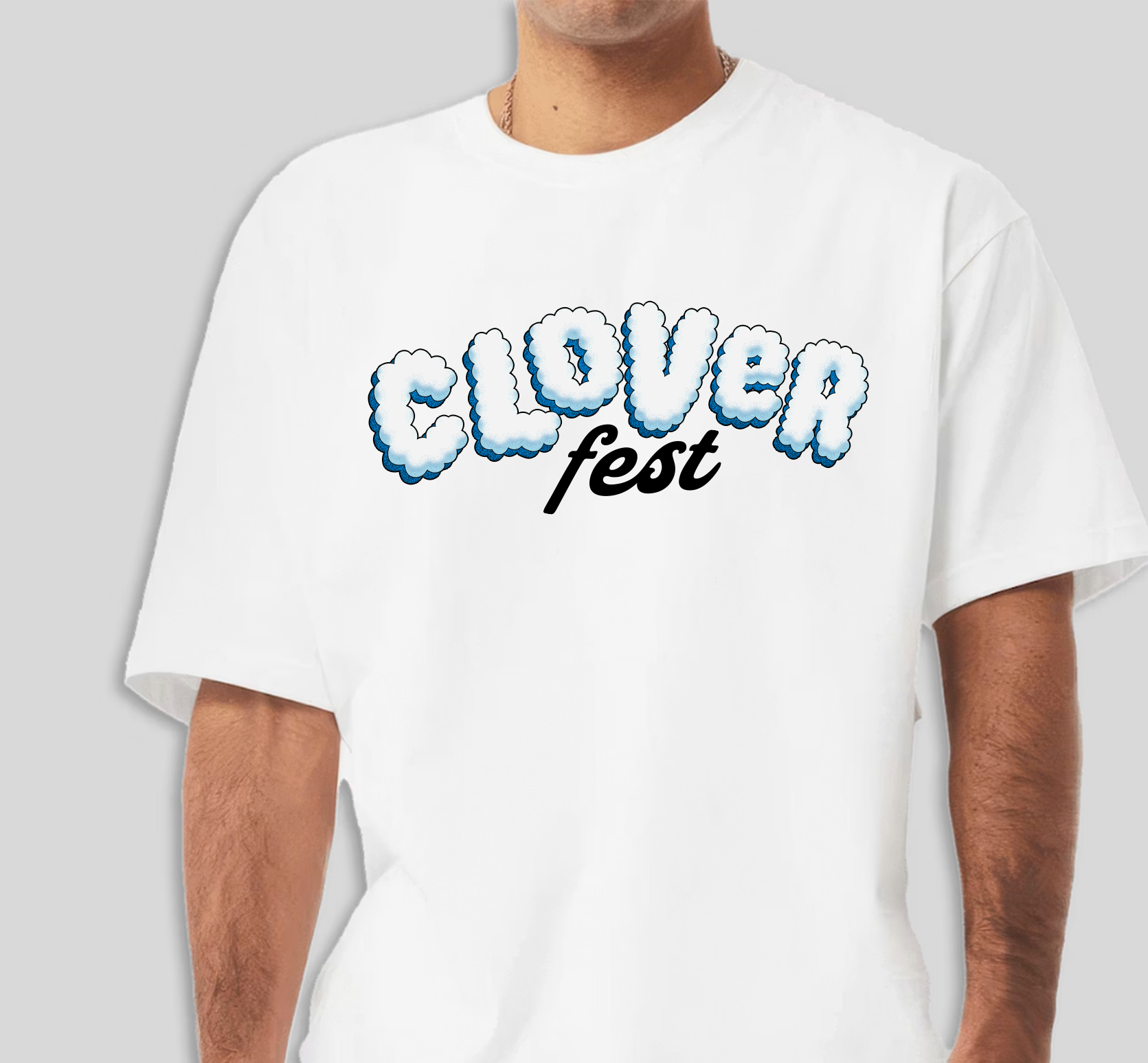 Clover Fest music festival concert art design logo branding music festival brand designer merch t-shirt tee shirt merchandise street wear streetwear