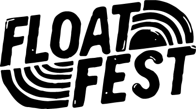 Float fest festival branding graphic design art stage poster