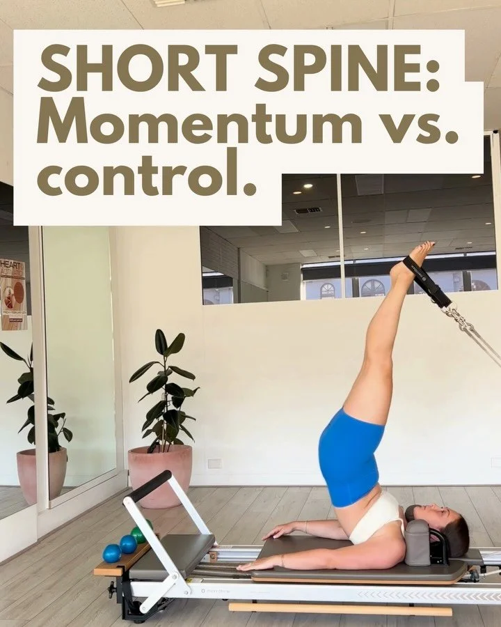 Momentum can make it look smooth. Control makes it effective. Same Short Spine&mdash;two very different outcomes. Slow it down. Feel the work. 💪🏼