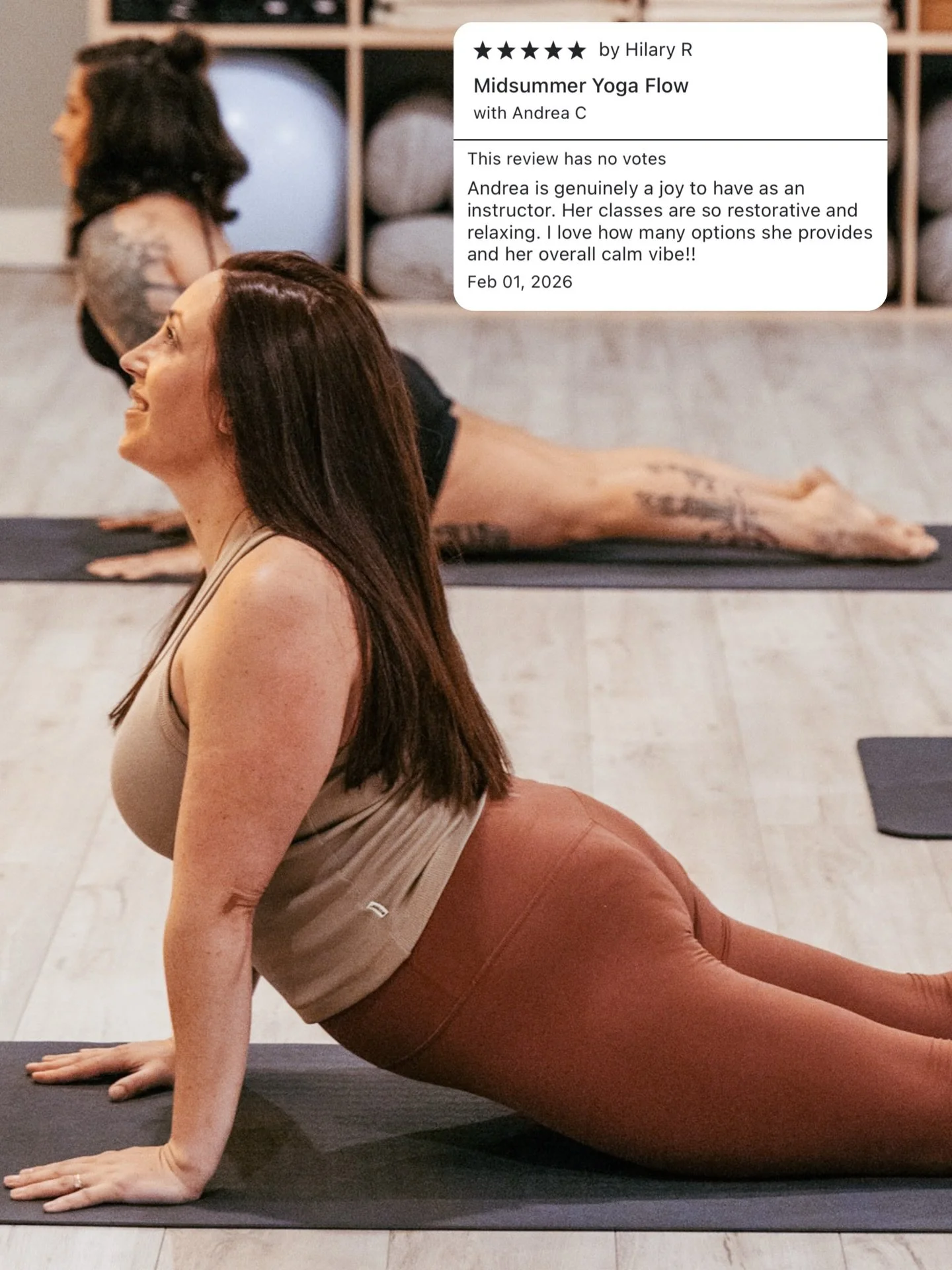 Our wonderful Yoga teacher Andrea has been with us (first as a client, then as a member of our staff) for such a long time - she brings such heart and compassion to the Alive family, as well as to the classes she delivers. 

Catering to every clients