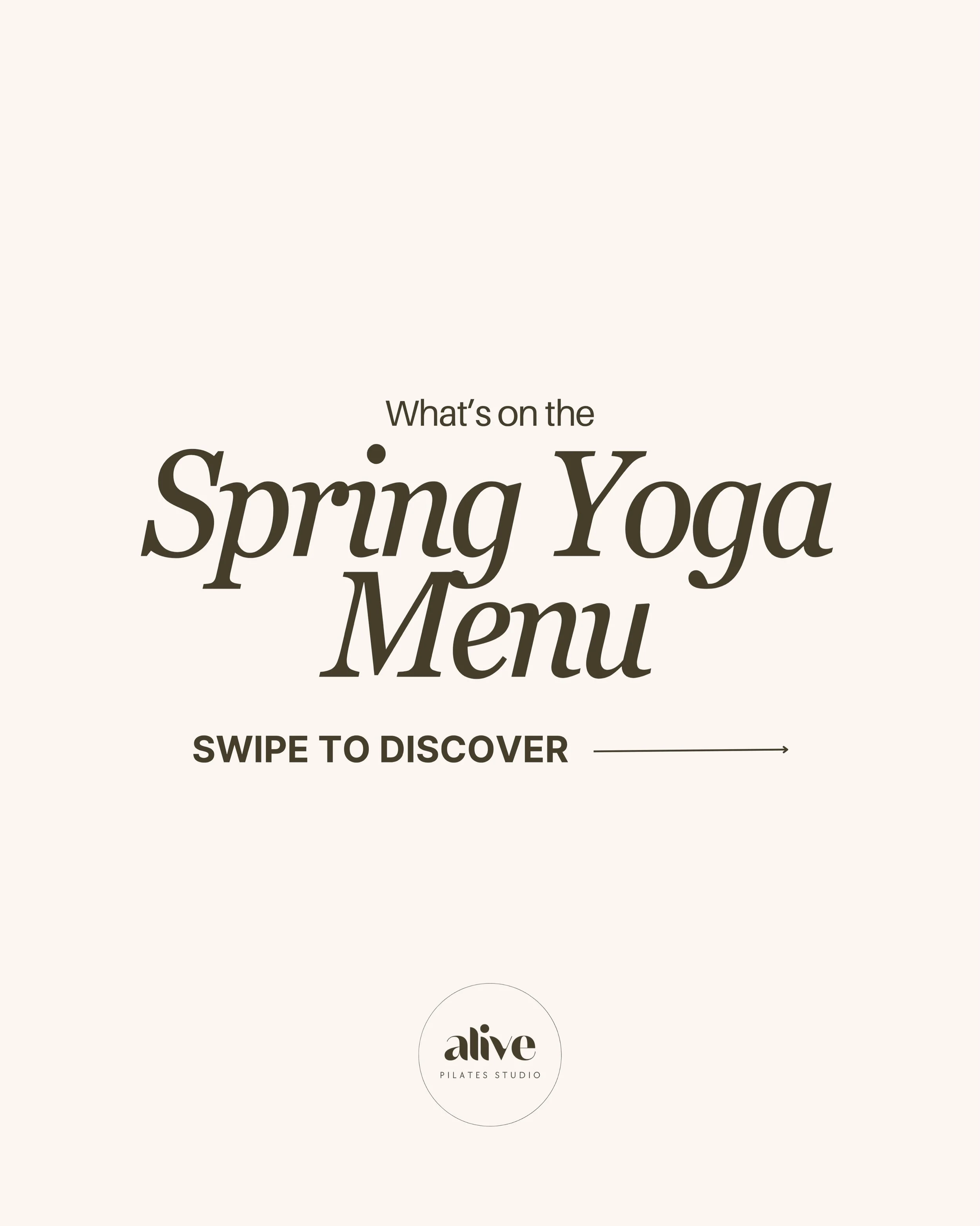 What&rsquo;s on the SPRING YOGA MENU 🌸 
Swipe to discover the Yoga focusses for our Tuesday 7pm and Thursday 9:30am classes, to get the most out of the new season and what it has to offer.

As always, our Sunday alternating class remains as Yin + Me