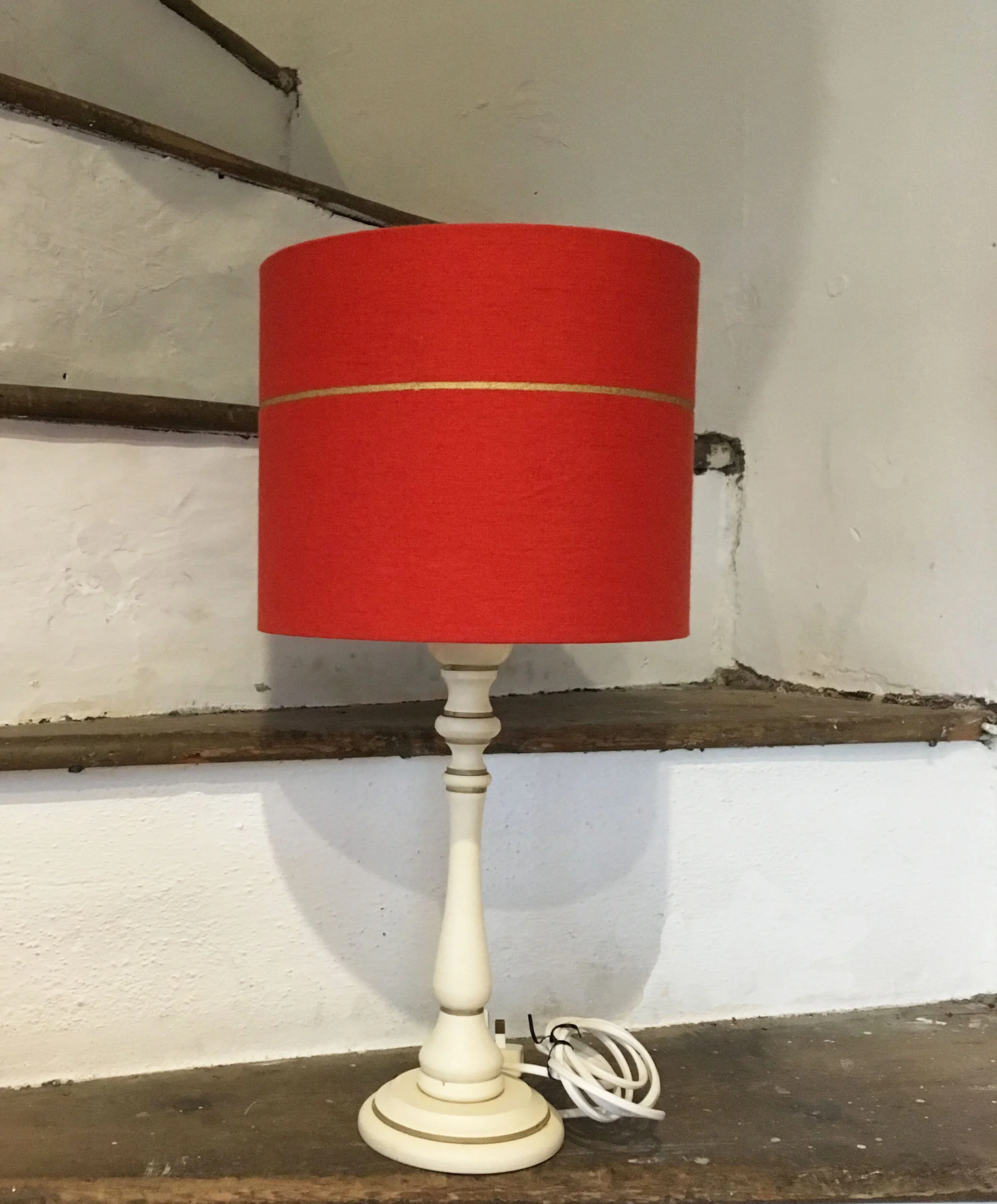 Rust &amp; Gold Stripe Shade