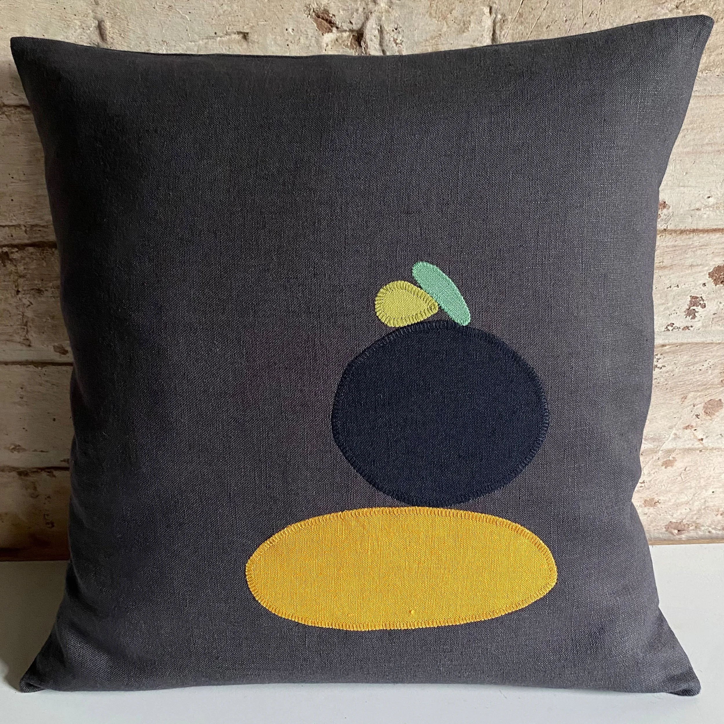 Balancing Pebbles Cushion