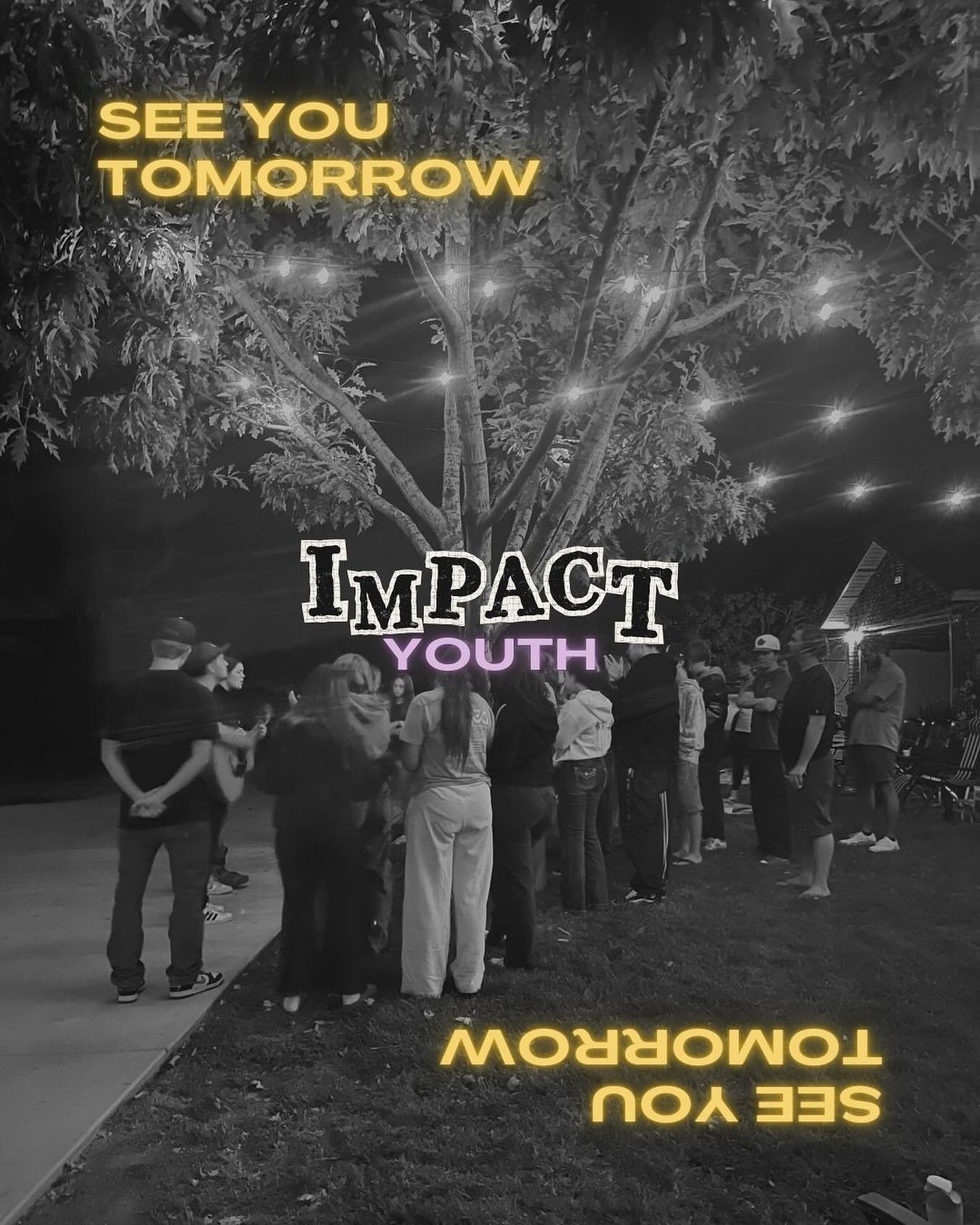SEE YOU TOMORROW, IMPACT! 🥳

Some details to share ⬇️
&bull; 6-8pm 
&bull; 11535 Pendleton Road, Yucaipa, CA