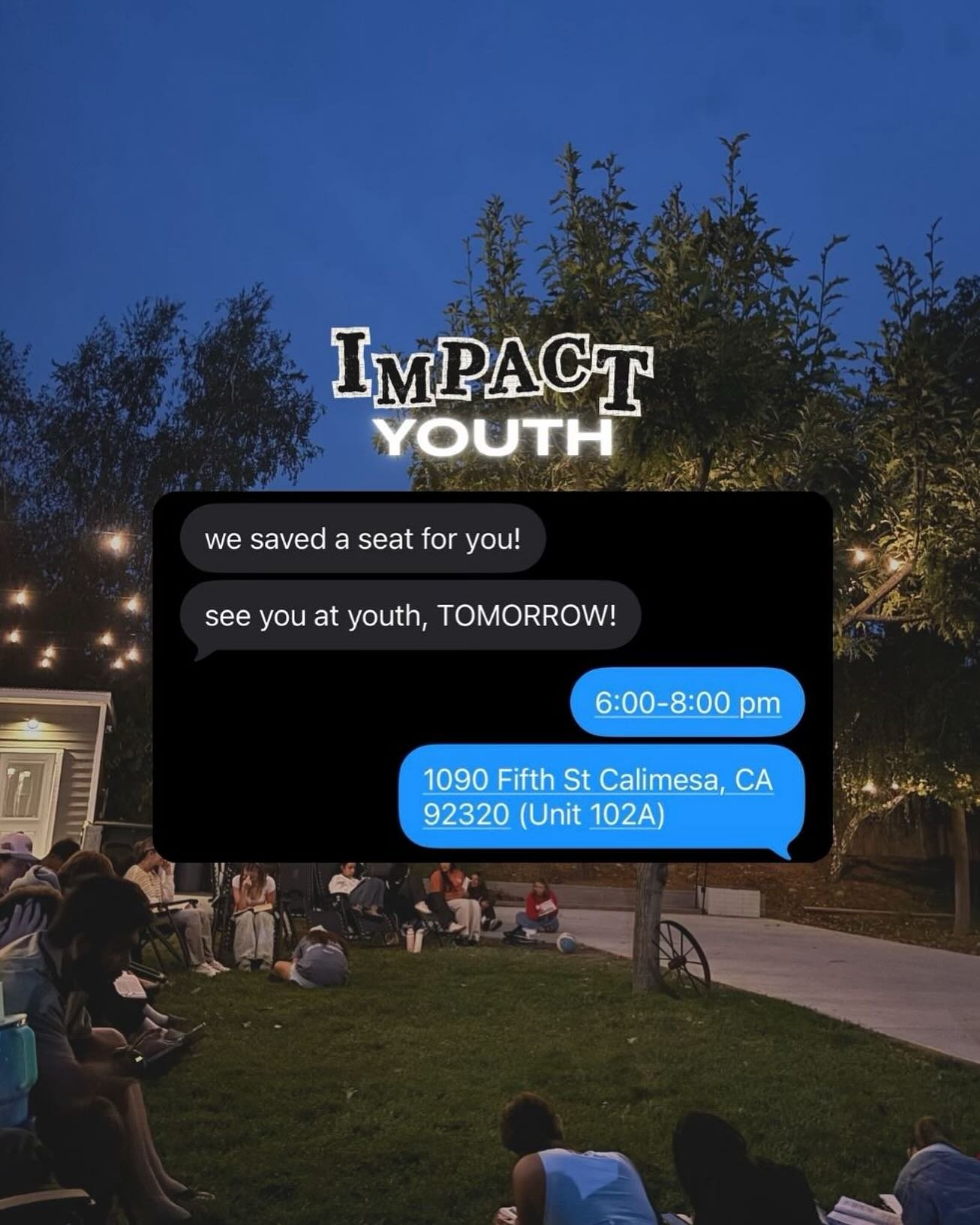 SEE YOU ALL TOMORROW! 🤩 Bring a friend!

Some details to share ⬇️
▪️Wednesday, @ 6PM-8PM
📍1090 Fifth St Calimesa, CA 92320 (Unit 102A)