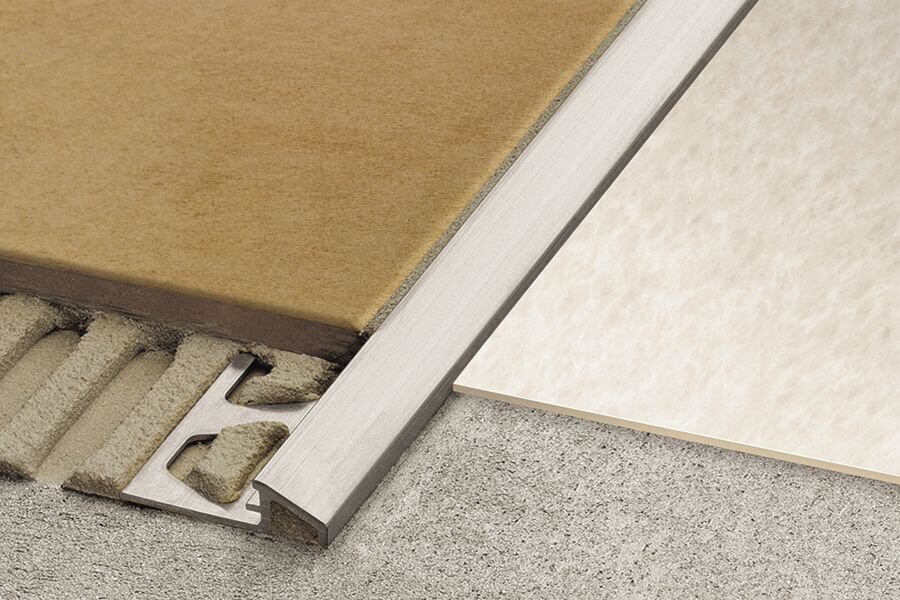 Let S Talk About Edge Trim Tile Lines, How To Install Metal Tile Trim On Floor