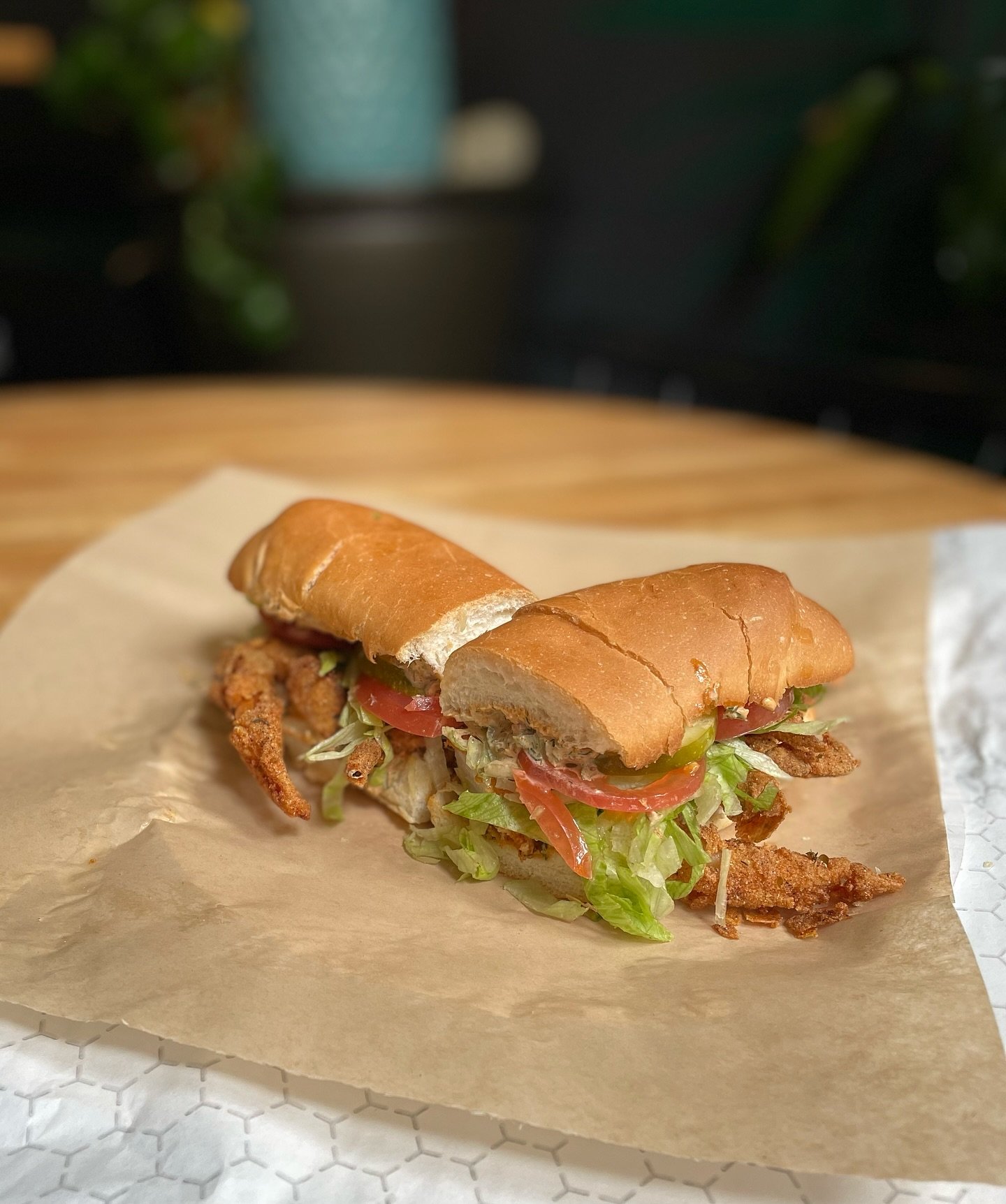 Have we got a deal for you today! 2 Soft Shell Crab Po&rsquo; Boys for $24 🦀

Get one for yourself and one for a friend (or both for yourself 😏) 

Come by and try one of our delicious Po&rsquo; Boys and soak up some sun on our patio ☀️ or get it de