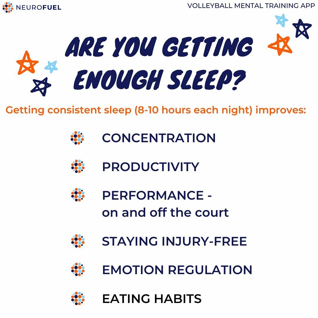 With a new school year and season, there's a lot going on! While some of it may be beyond your control, there's one thing you can tune into that can have a lot of benefits for you as a person, student, and athlete - that is SLEEP!

Not getting enough