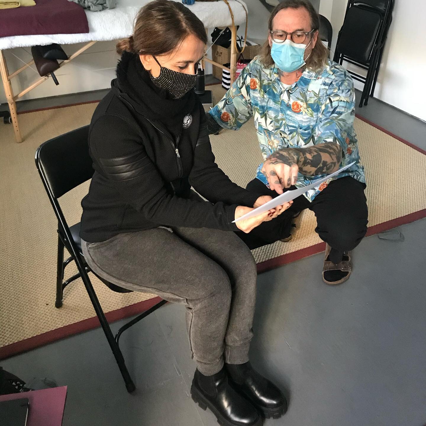 Dave Hadley presenting his student her Reiki Certificate for completing Reiki First Degree.
He teaches at SFRC twice a month.