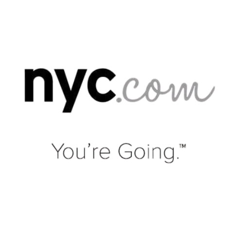 NYC.com logo with the slogan "You're Going!" on a black background.