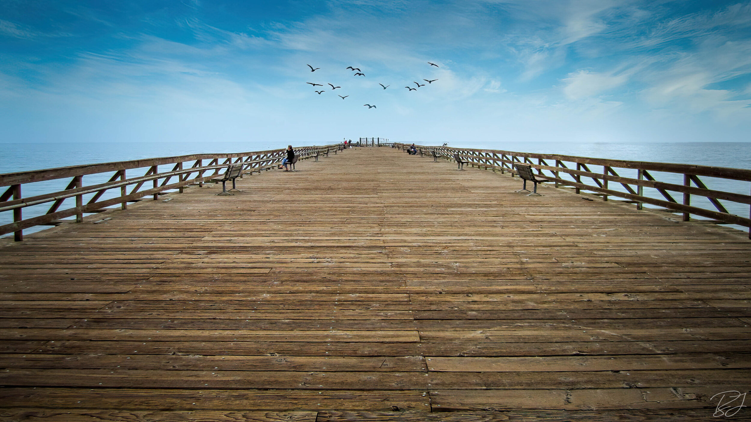 The pier at Rio del Mar Beach, Aptos, California.