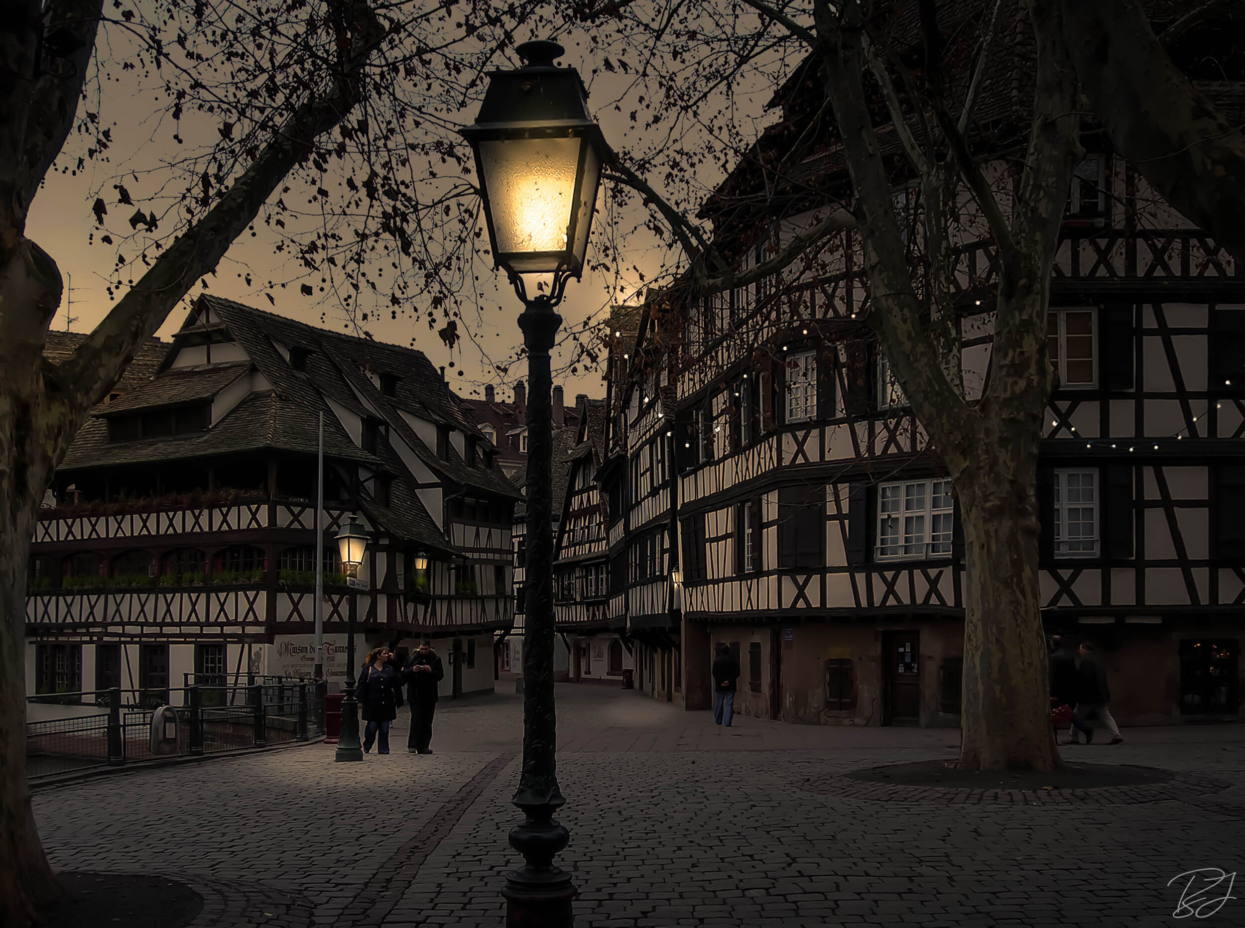Early evening, Strasbourg, France.