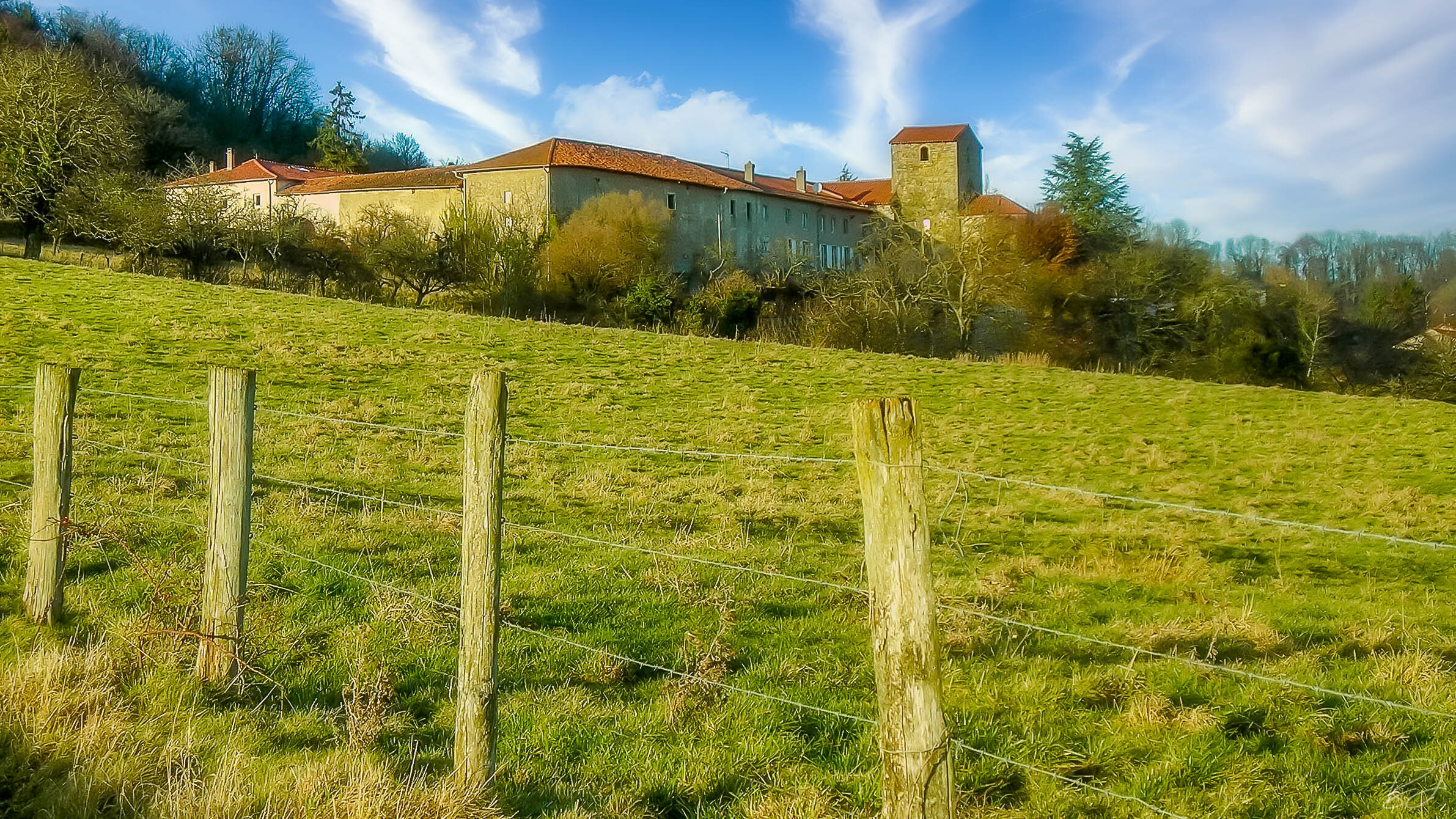 A monastery in the north-eastern French countryside.