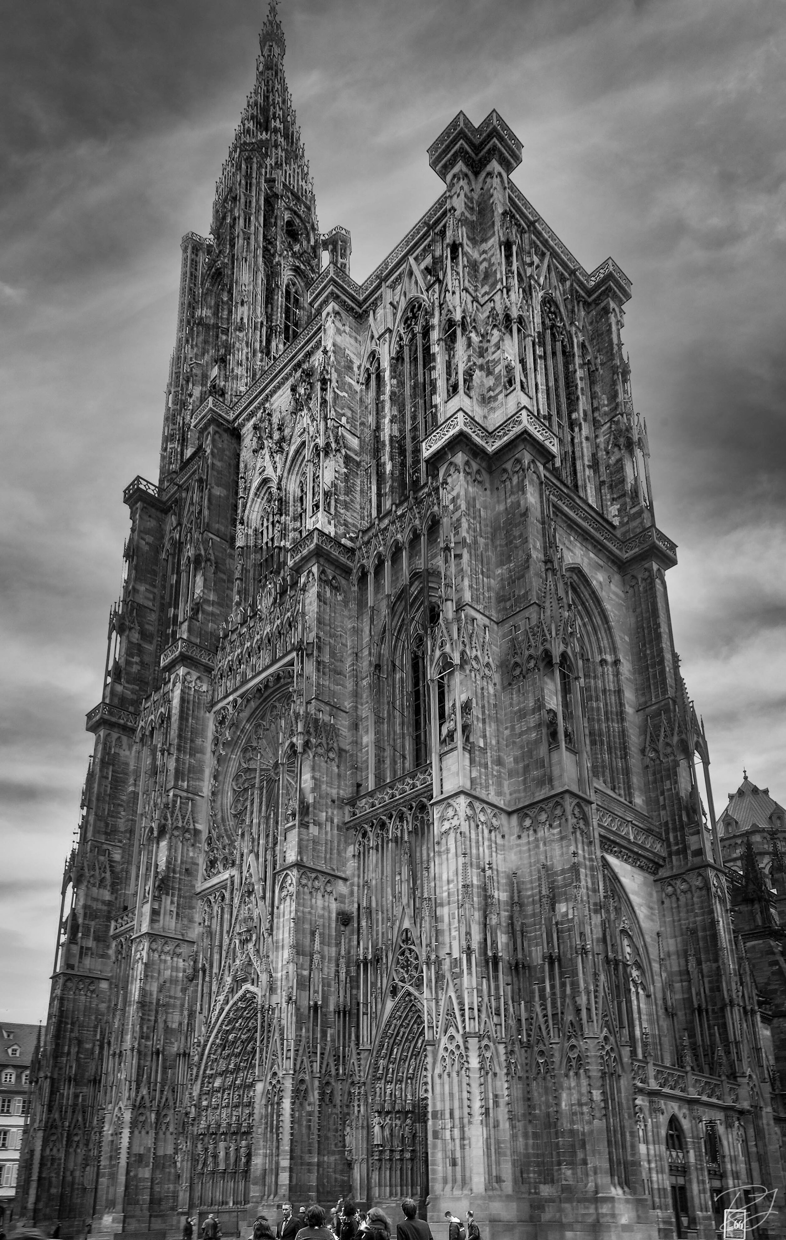 Strasbourg Cathedral or the Cathedral of Our Lady, Strasbourg, France.