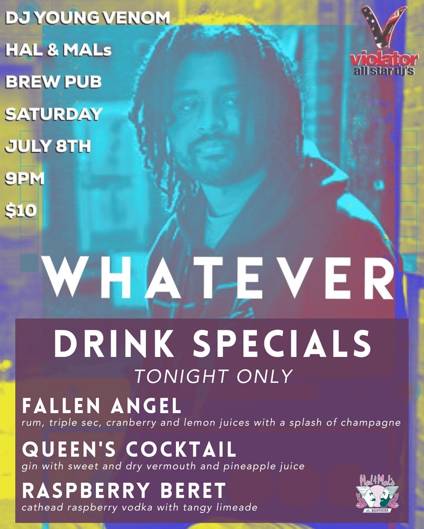 Good times in Jackson tonight and tomorrow! 💫🔥

Tonight (Saturday): WHATEVER - A&nbsp;@djyoungvenom night spinning vinyl and&nbsp;@halnmals serving drinks. Come spend your evening with us in the Brew Pub!

Tomorrow (Sunday):&nbsp;@letrainiump (NOLA