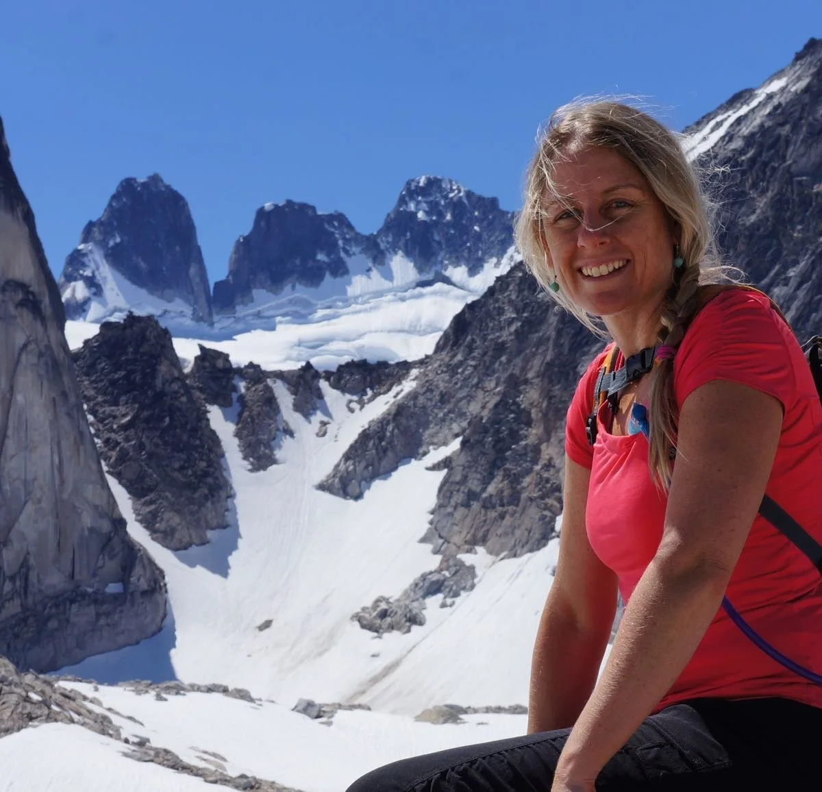 Hayley in her element - Bugaboos