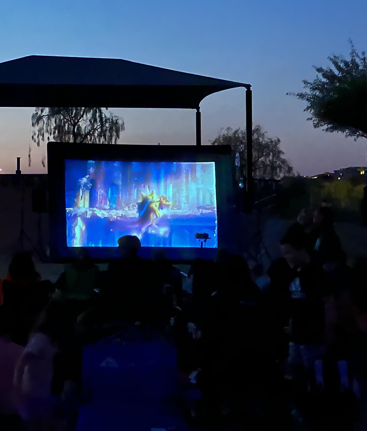 Movie night for a school. #party #movies  booking information on the profile