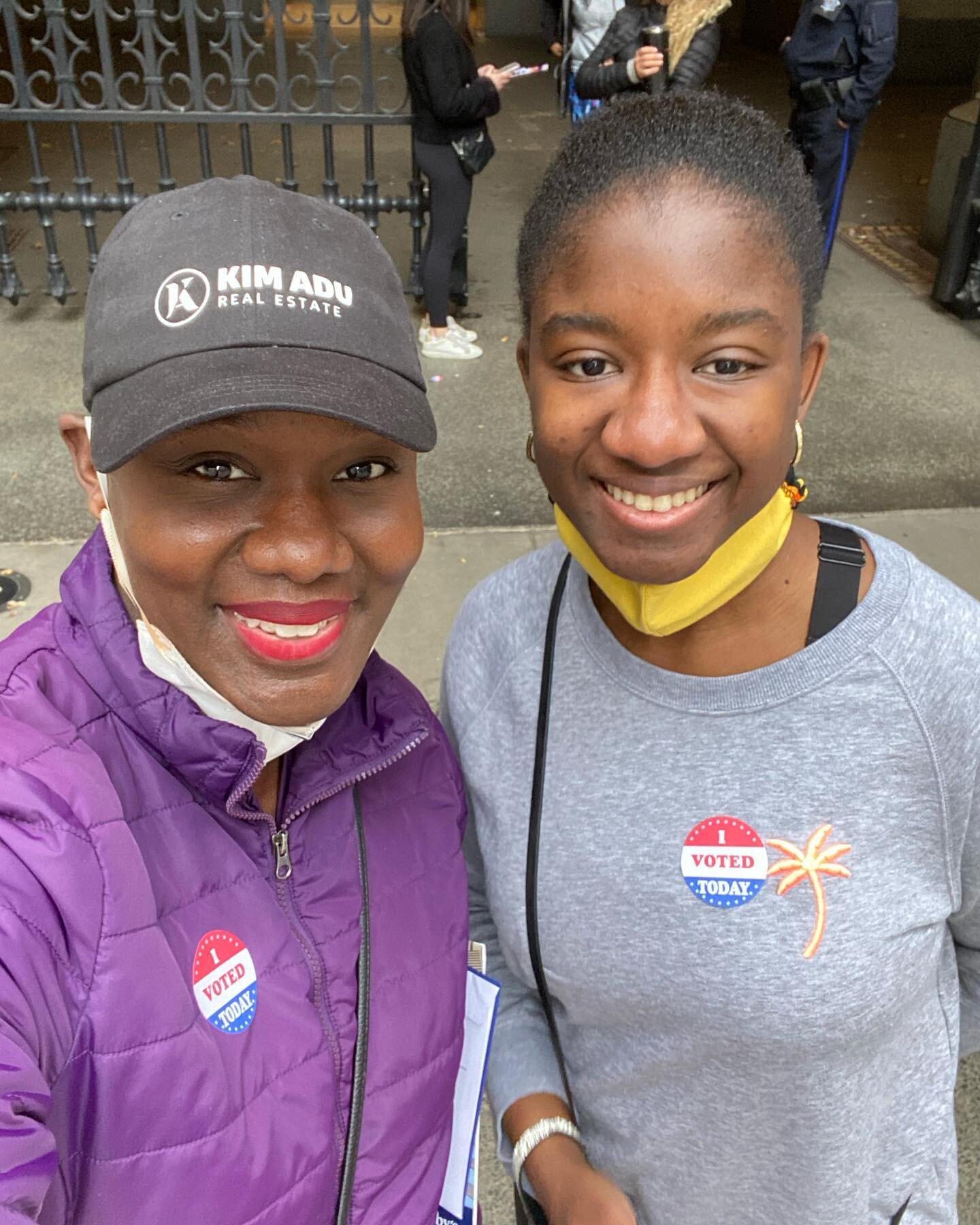 We Voted Today! In line for 3hrs and 11 minutes, but got it done✅ Please Vote❗️

@biden.harris2020 ✍🏾 
@philadelphiacityhall 
@kimadurealestate 
@_laqueenda_ 
.
.
.
.
.
#vote2020 #votehimout #votehimout2020 #bidenharris2020 #stopracism #whywevote #b