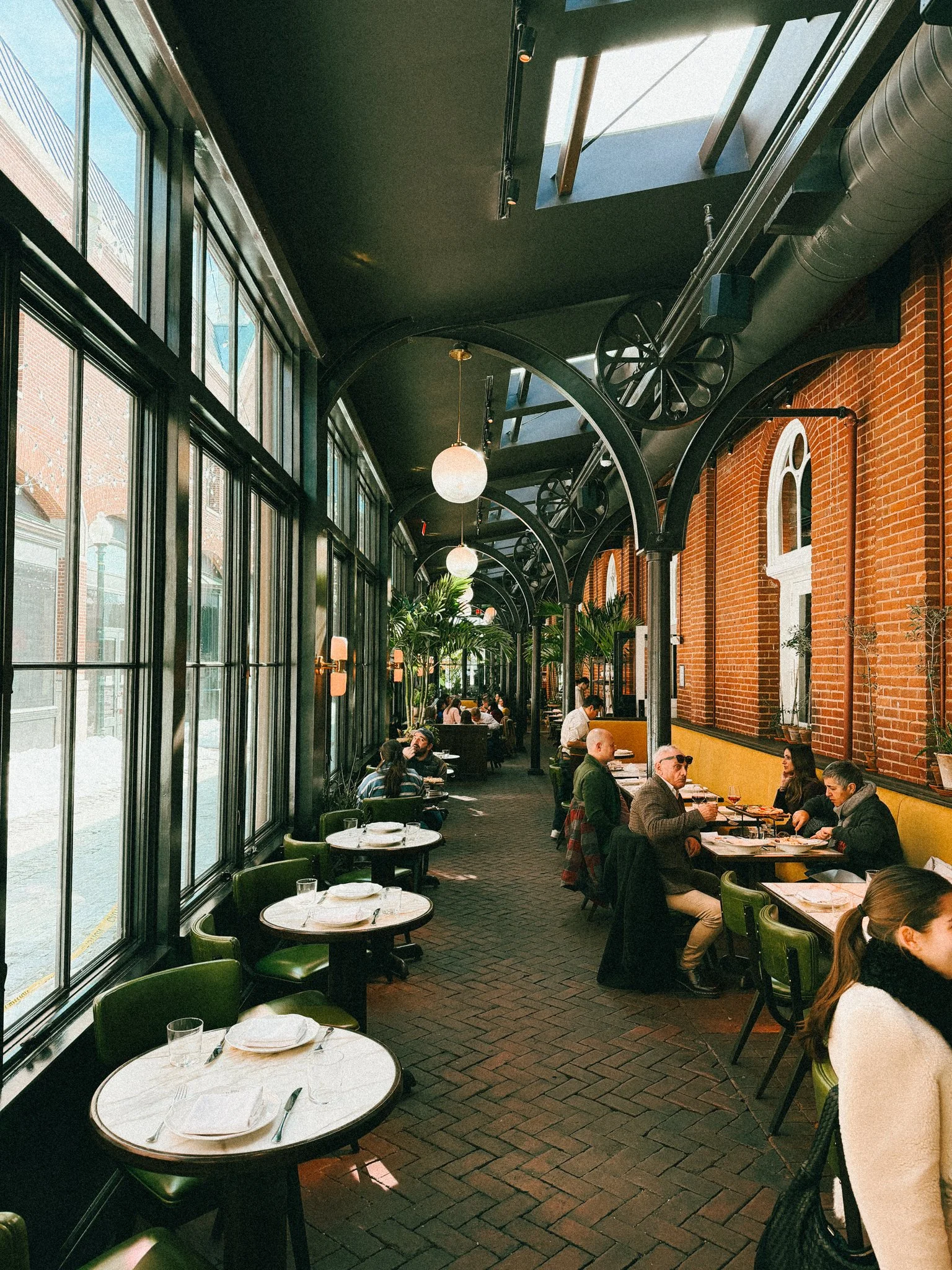 The patio at Osteria Mozza