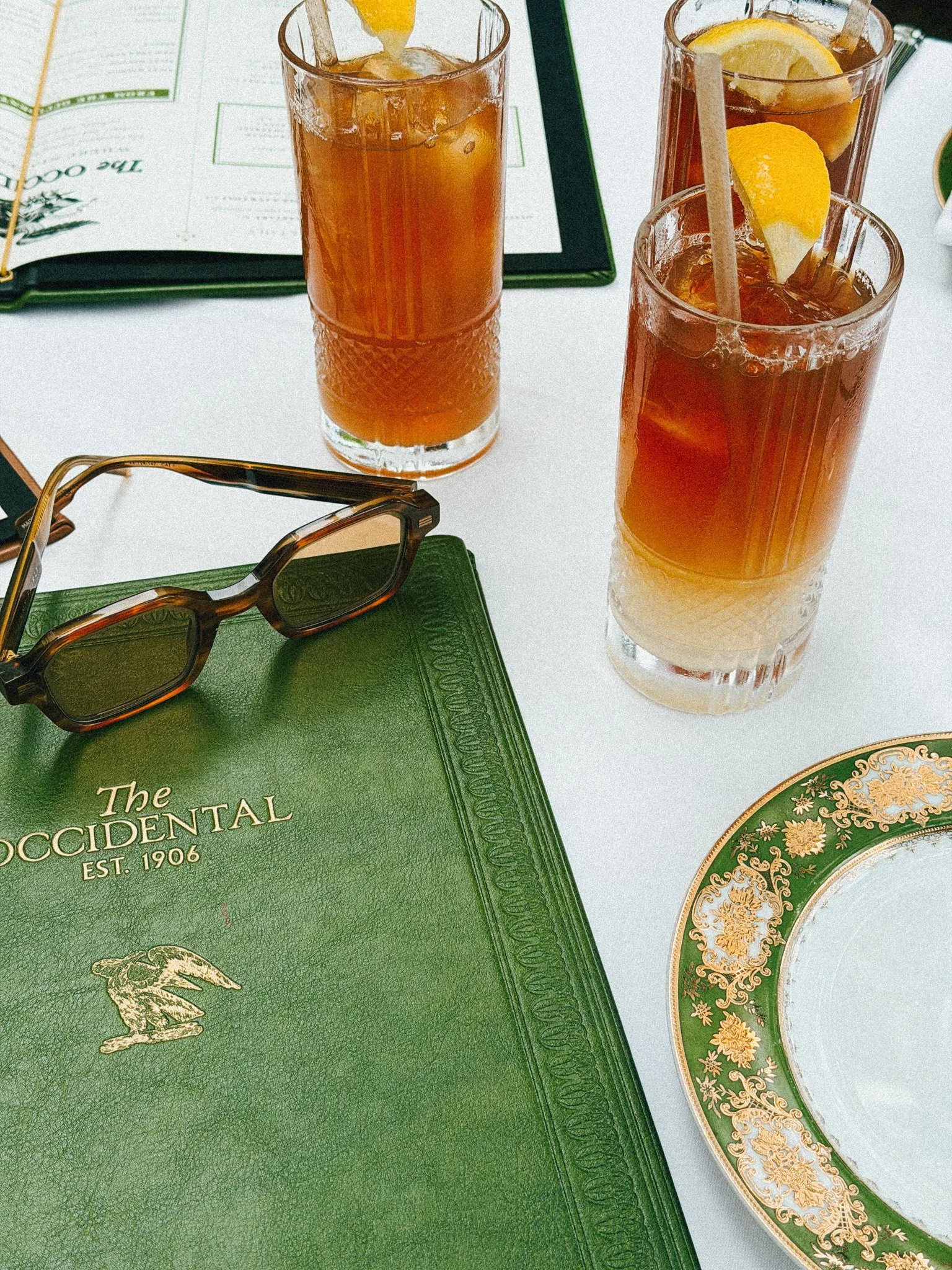 The patio at The Occidental