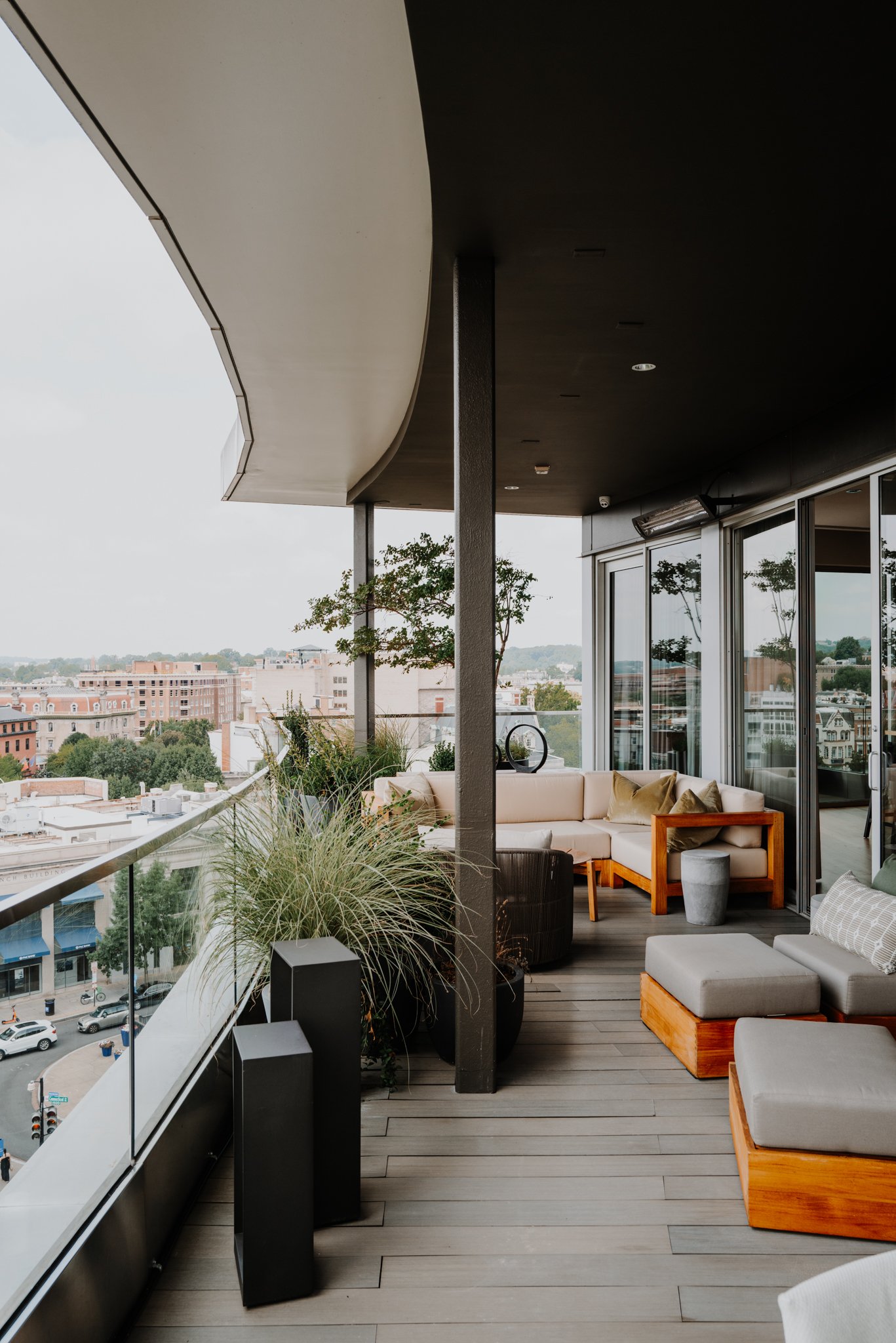 Rooftop space at The Dupont Circle Hotel