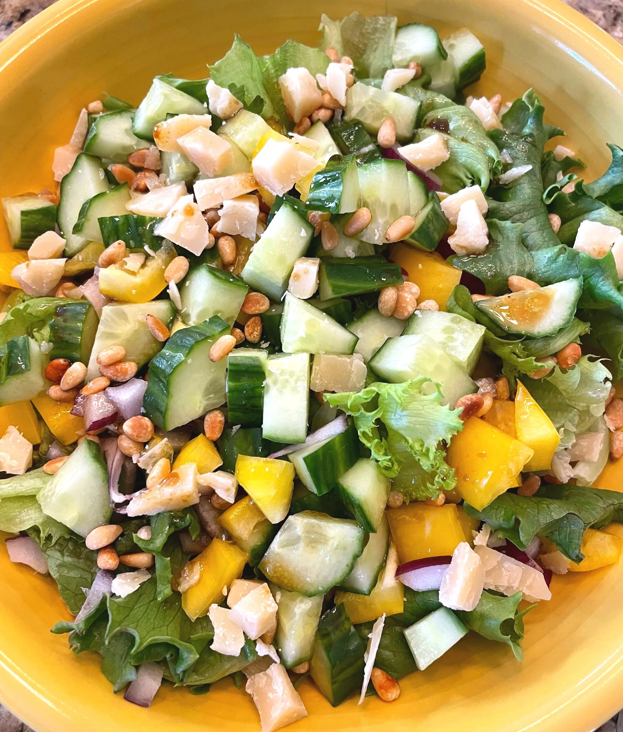 Fig Balsamic Parmesan Salad