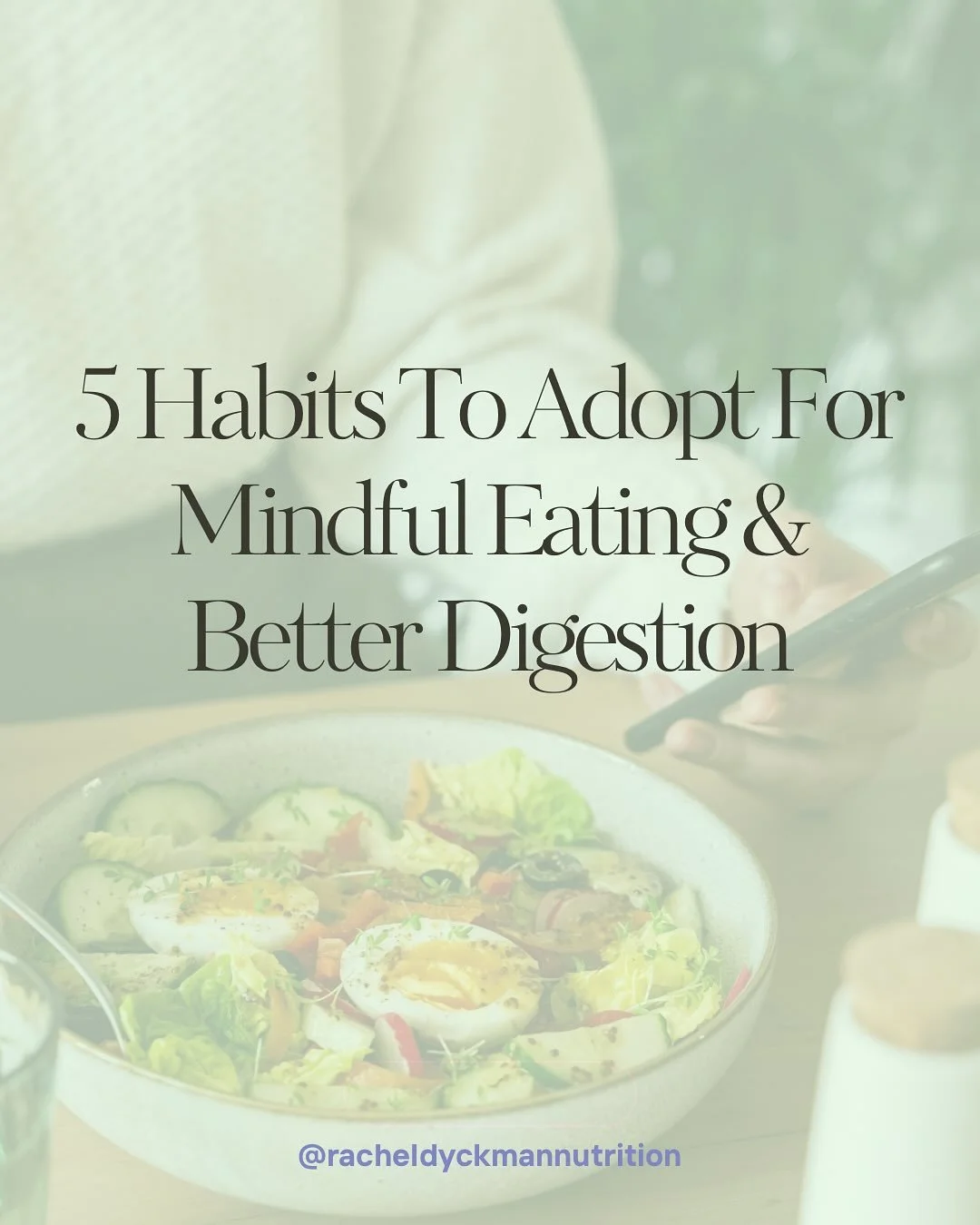 When working with clients, I always emphasize that HOW we eat can be just as important as what we eat!

Many of us rush through meals and eat while answering emails or on-the-go, but this puts our nervous system into &ldquo;fight-or-flight&rdquo; mod