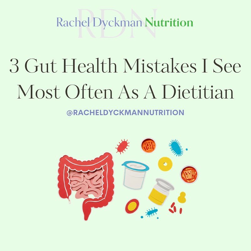 Conflicting gut heath advice online can be overwhelming (and often contradictory!), especially when it feels like you&rsquo;re being told to do everything all at once. 

The most common mistakes I see as a dietitian?
&bull; Layering on multiple dieta