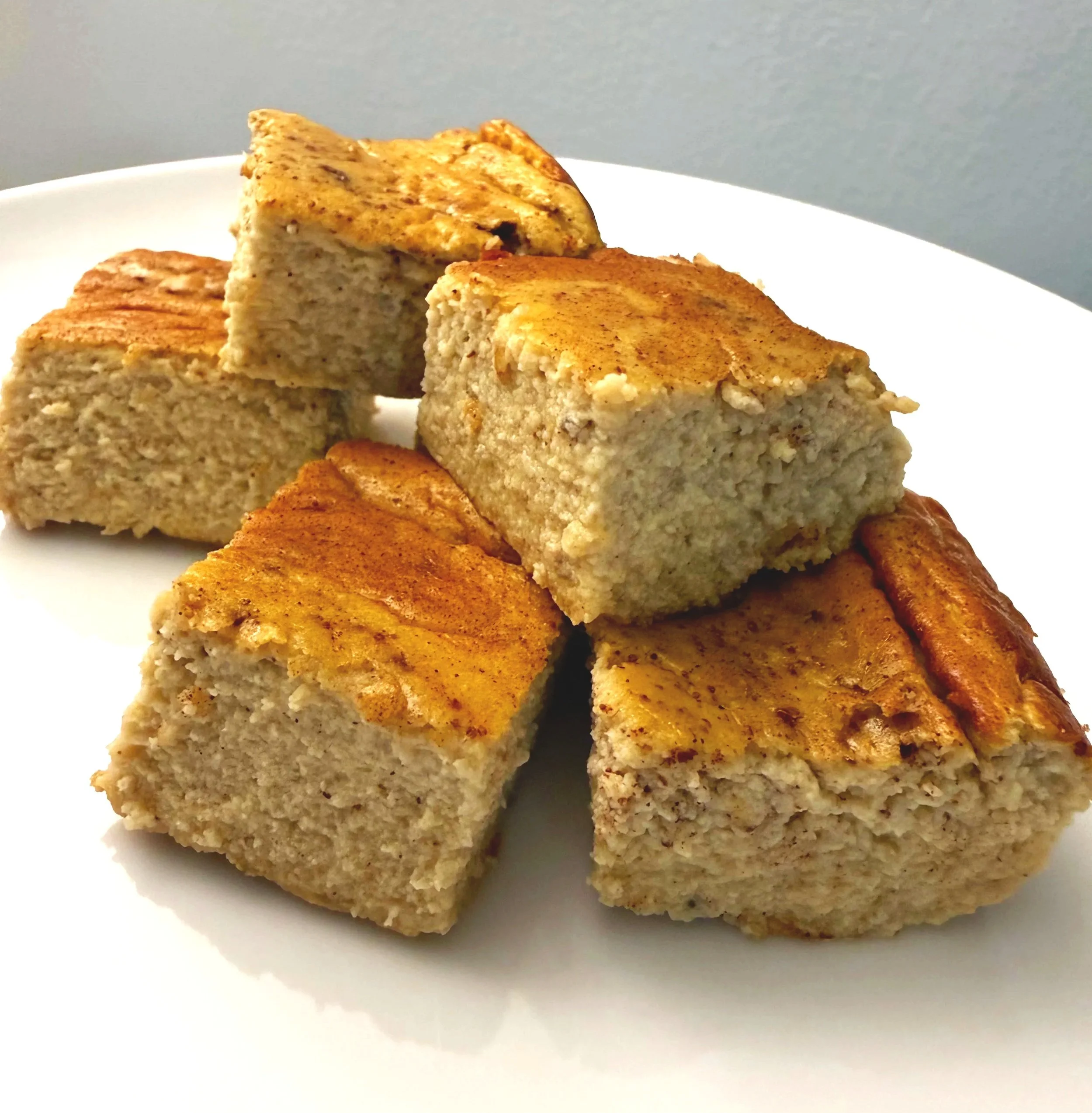 High-Protein Banana Pancake Bake