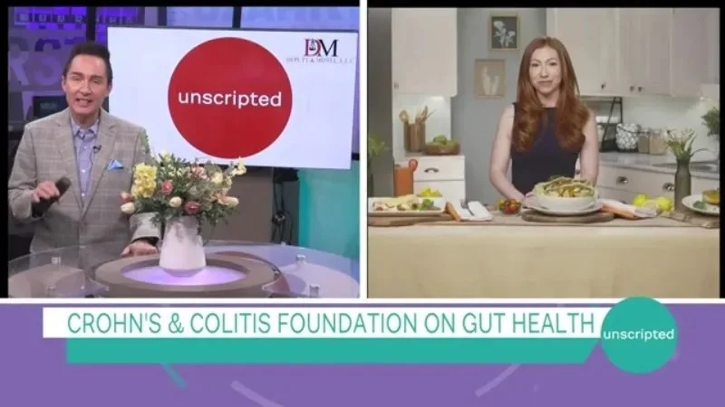 Learning What To Eat When You Suffer From Crohn’s Disease Or Ulcerative Colitis | Unscripted - KOLR | Gut Friendly Recipes Satellite Media Tour for the Crohn's & Colitis Foundation