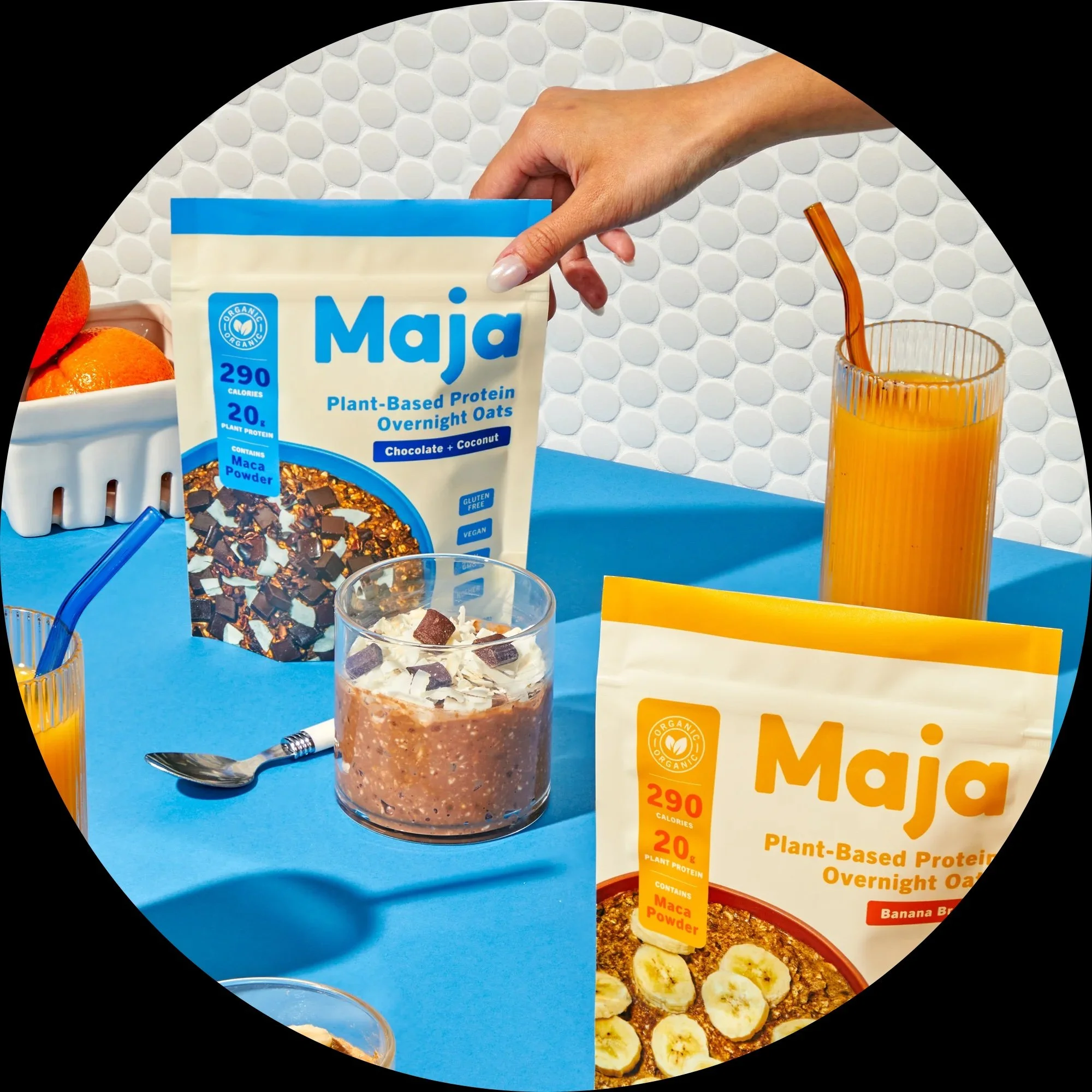 Maja Vegan Baking Mixes & Overnight Oats
20% Off Code: RACHELDYCKMAN