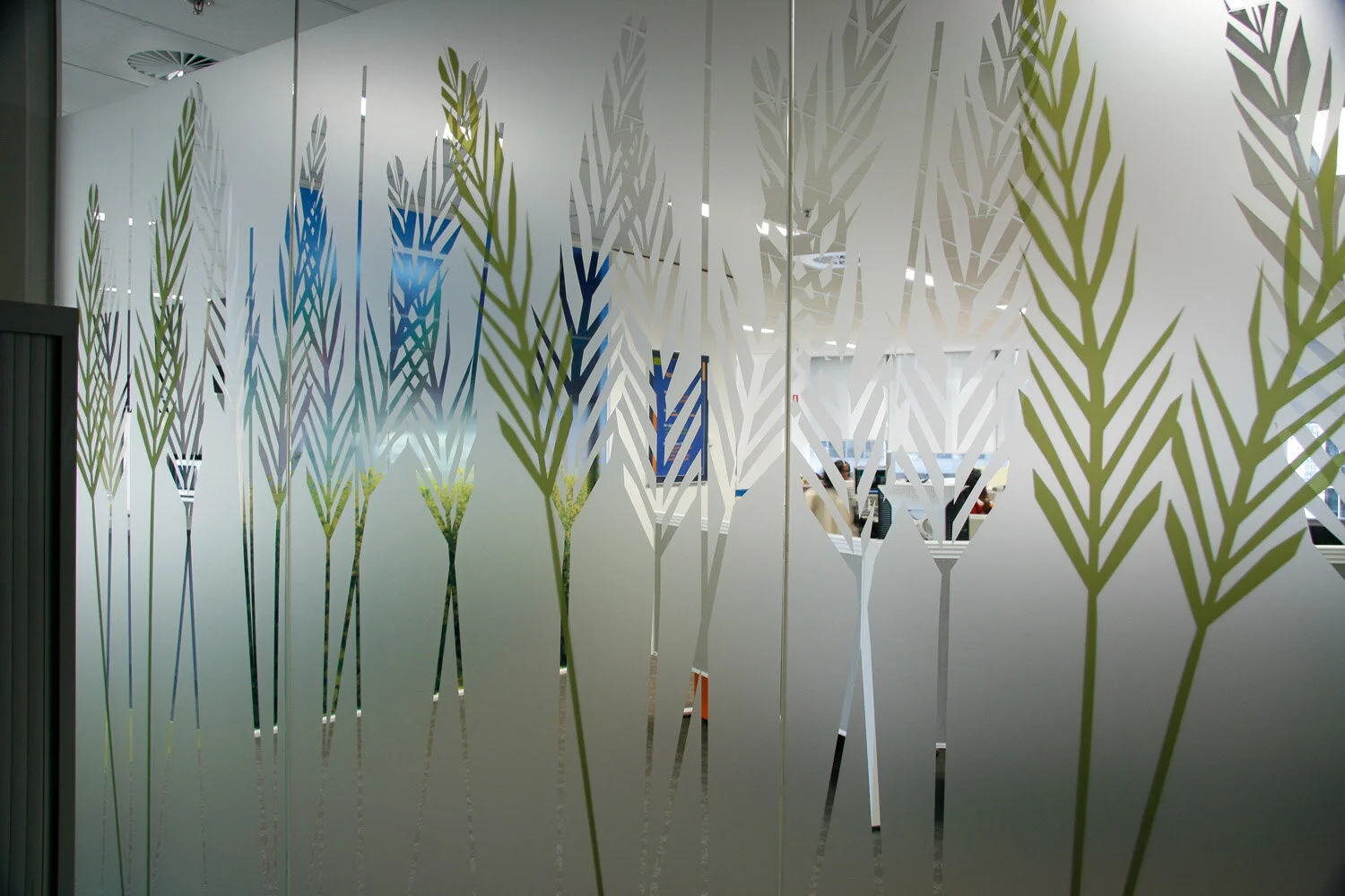 Precision Cut and Digital Printed on Frost Film 